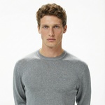 Calvin Klein Supima Cotton Crew Erkek Gri Triko