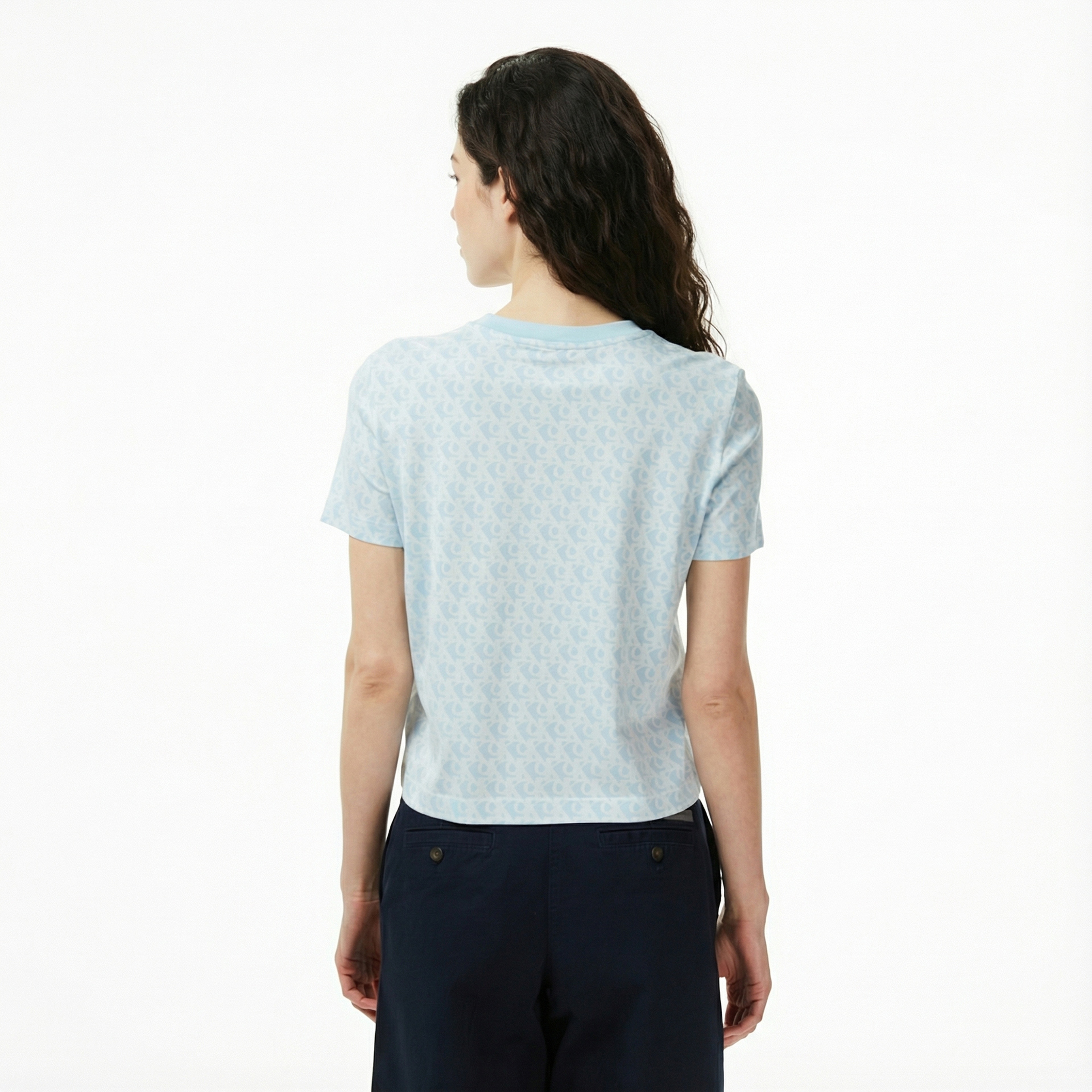 Calvin Klein Classic Kadın Mavi T-Shirt