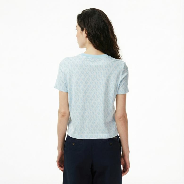 Calvin Klein Classic Kadın Mavi T-Shirt