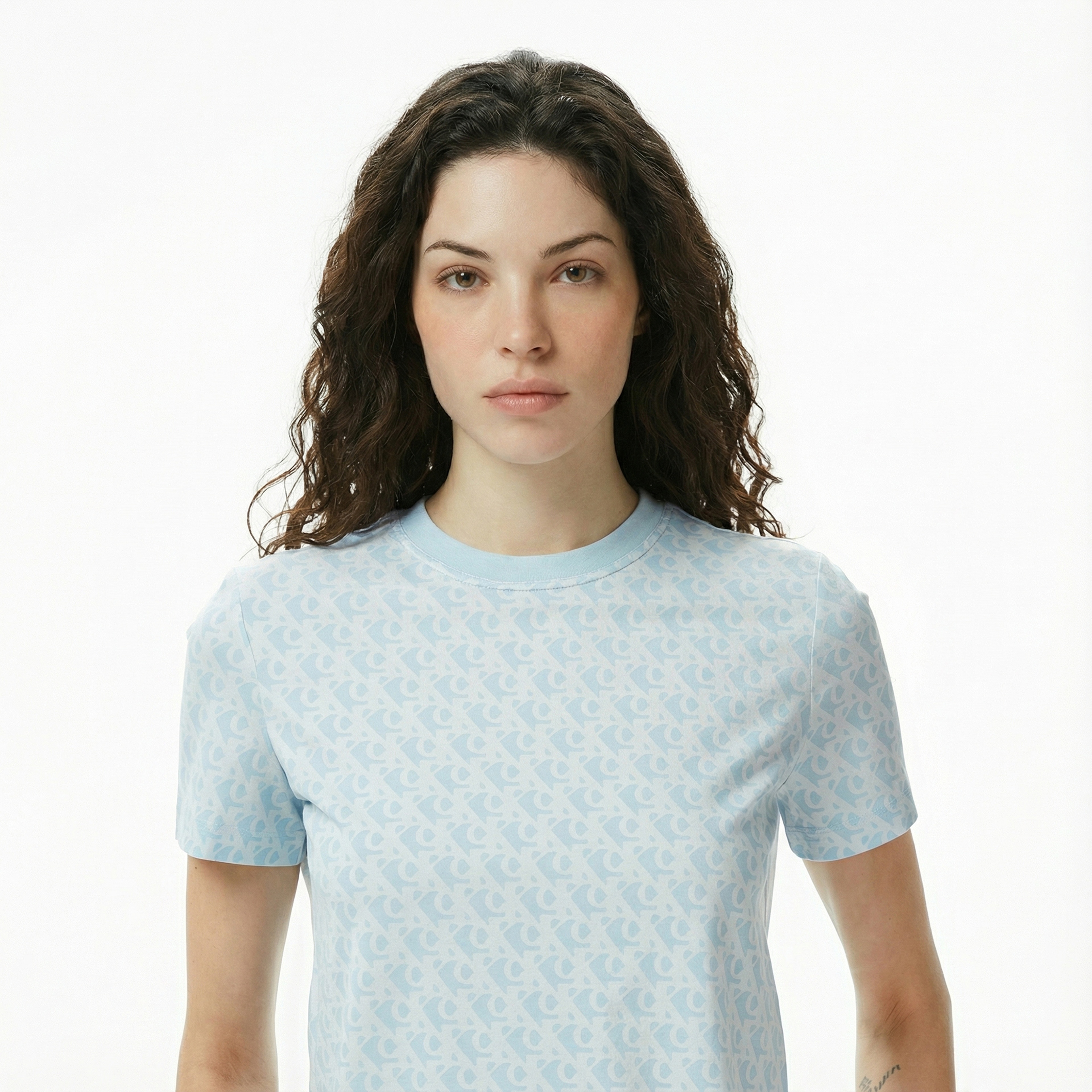 Calvin Klein Classic Kadın Mavi T-Shirt