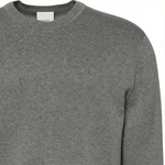 Calvin Klein Supima Cotton Crew Erkek Gri Triko