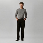 Calvin Klein Supima Cotton Crew Erkek Gri Triko
