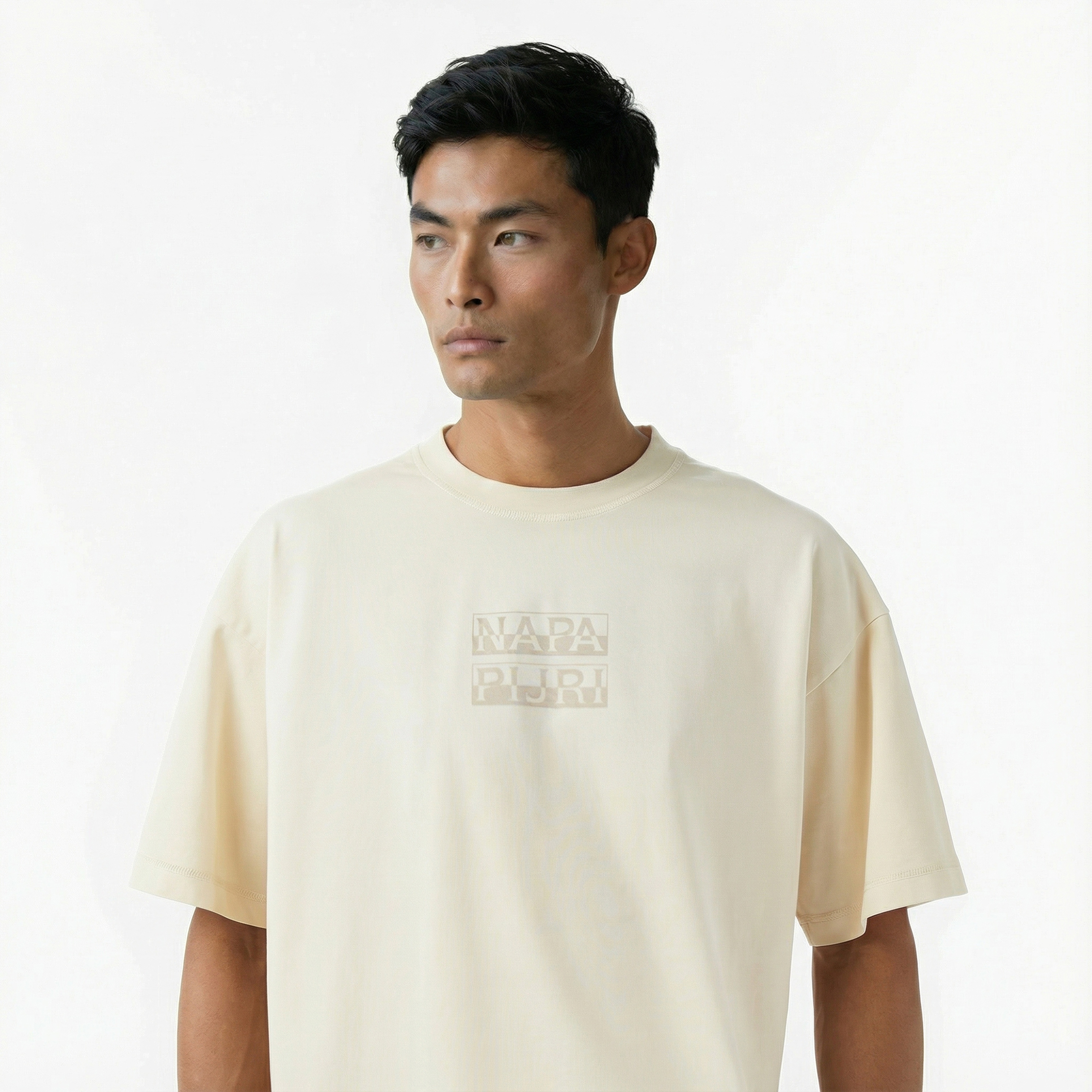 Napapijri S-Comel Erkek Bej T-Shirt