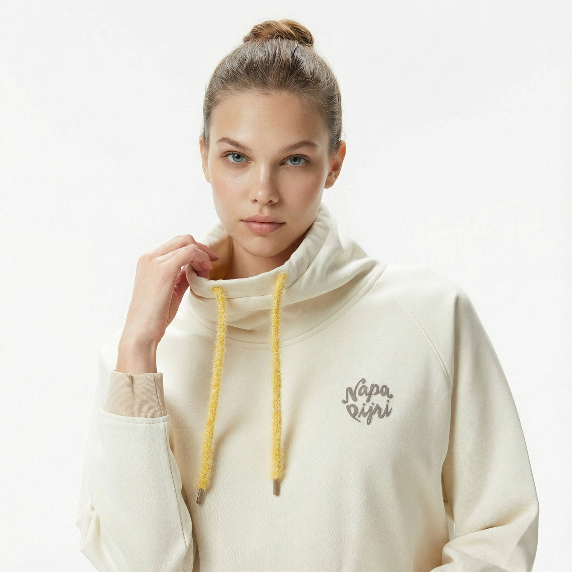 Napapijri B-Fedaia Kadın Bej Sweatshirt