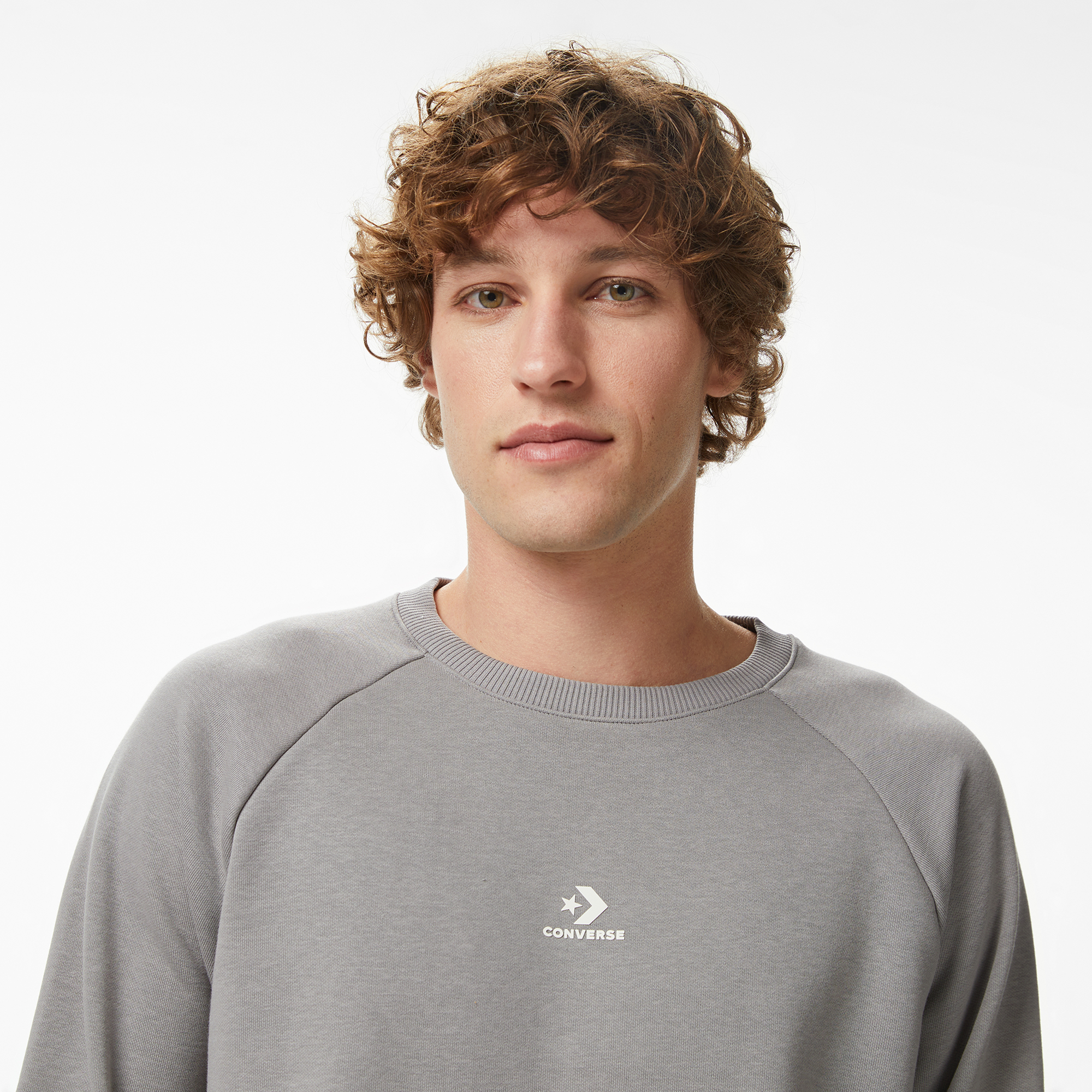Converse Erkek Gri Sweatshirt