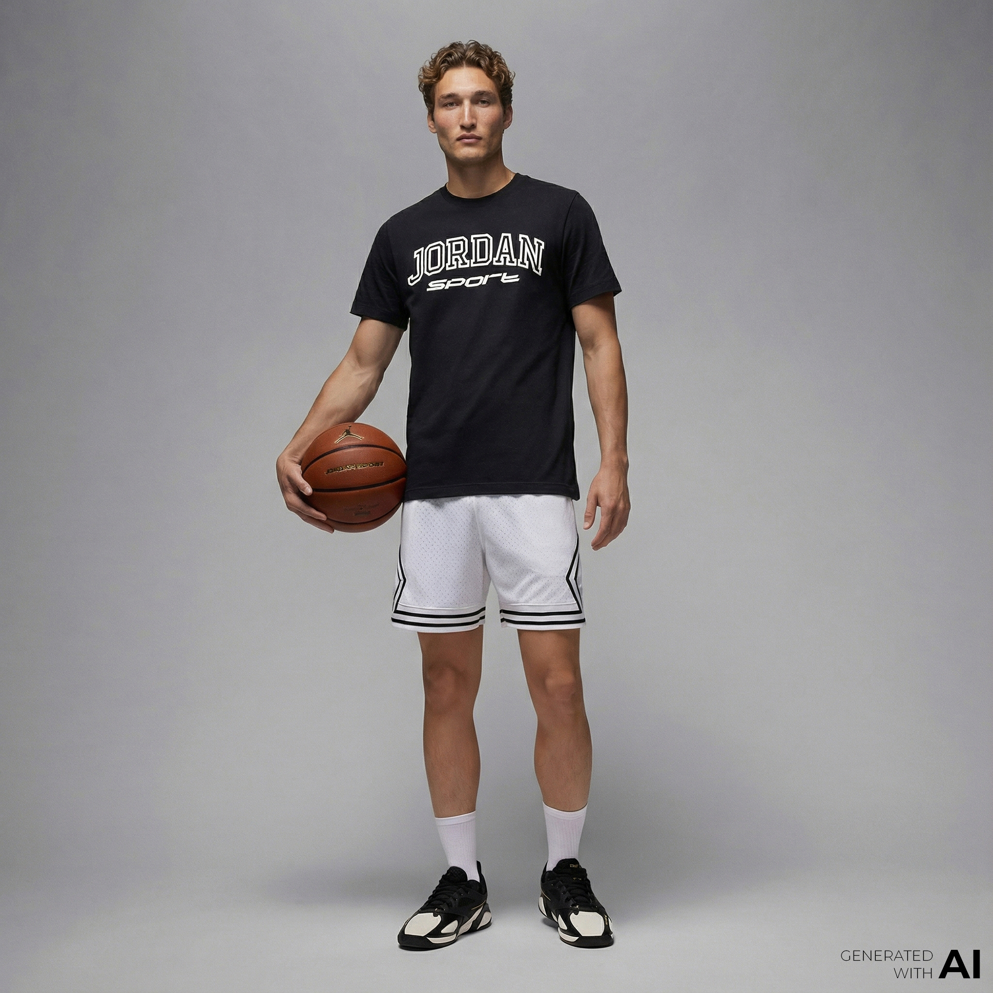 Jordan Dri-Fit Sport Erkek Beyaz Basketbol Şortu