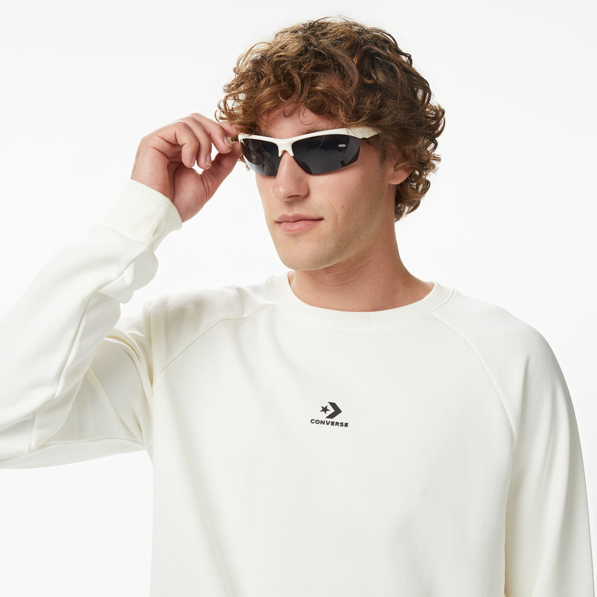 Converse Erkek Krem Sweatshirt