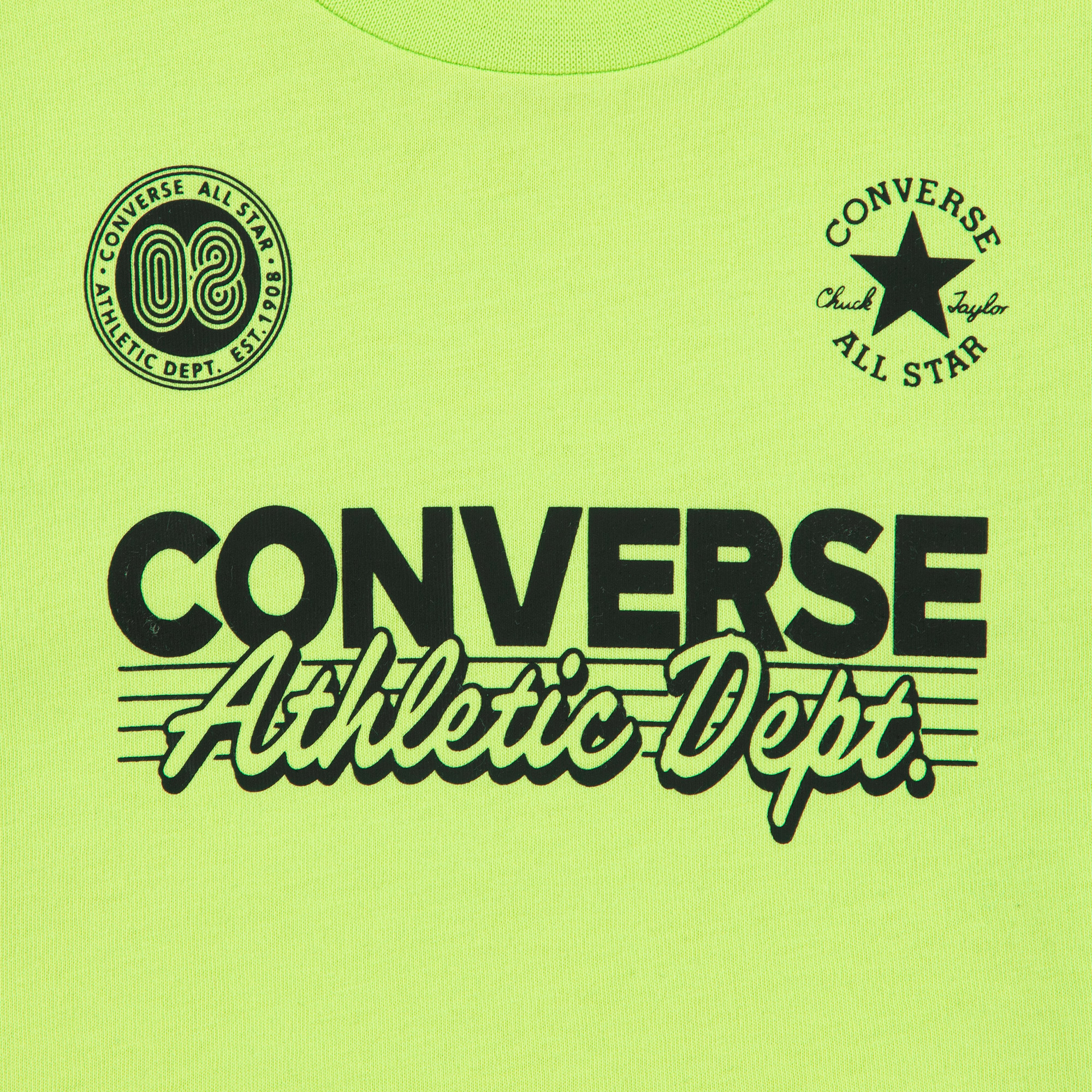 Converse Multi Hit Graphic Çocuk Yeşil T-Shirt Şort Takım