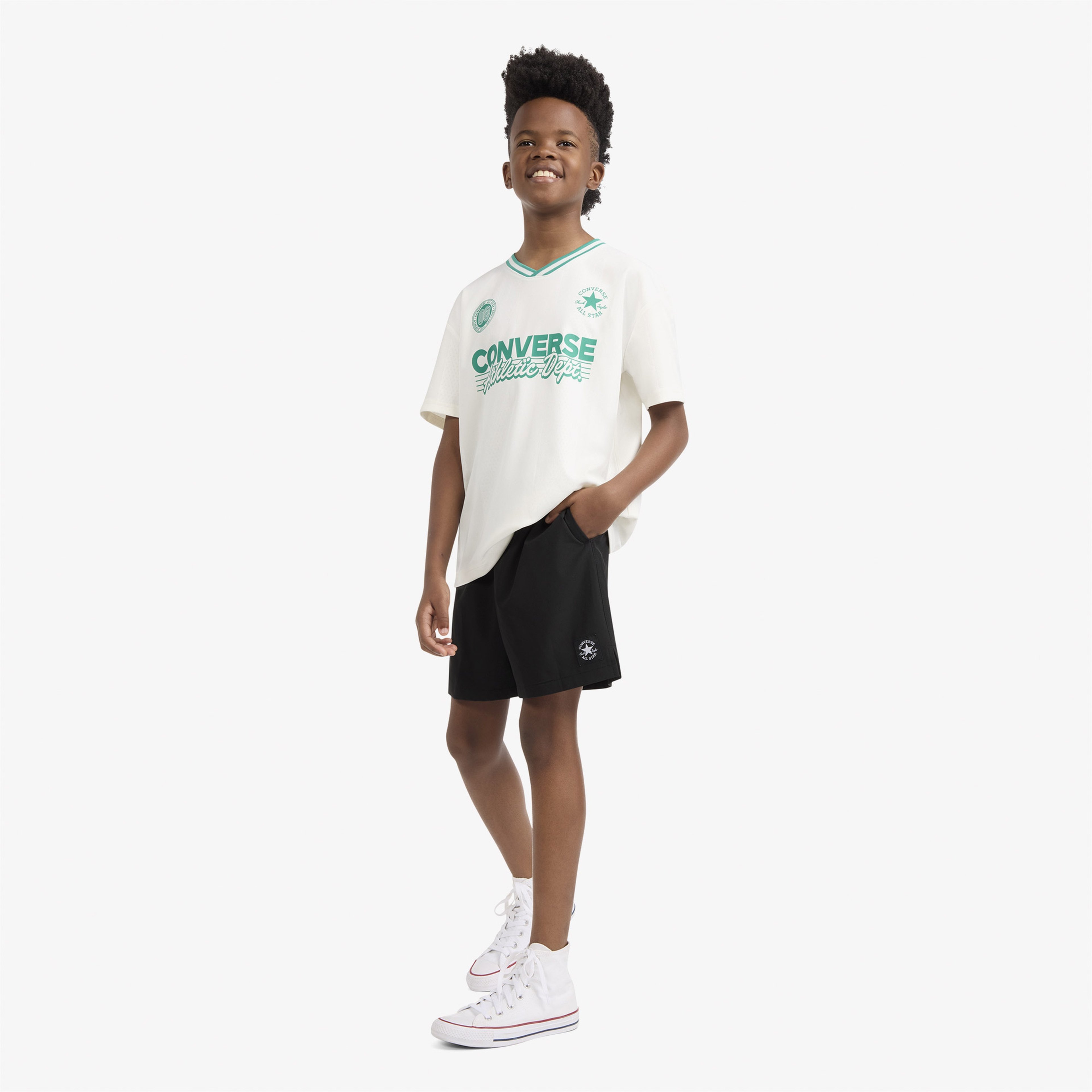 Converse Chuck Taylor Patch Skate Çocuk Siyah Şort