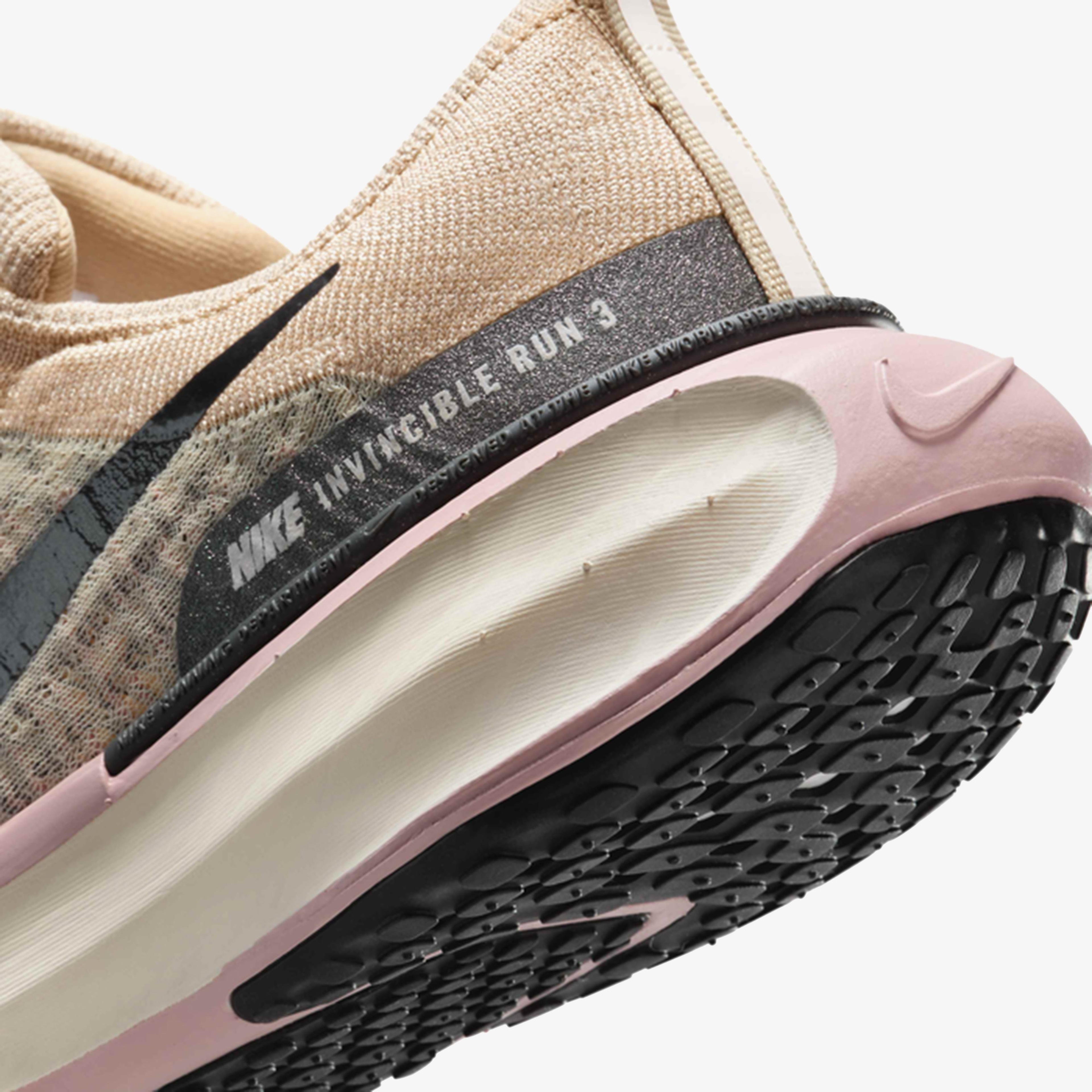 Nike Zoomx invincible Rn Fk 3 Prm Kadın Gri Koşu Ayakkabısı