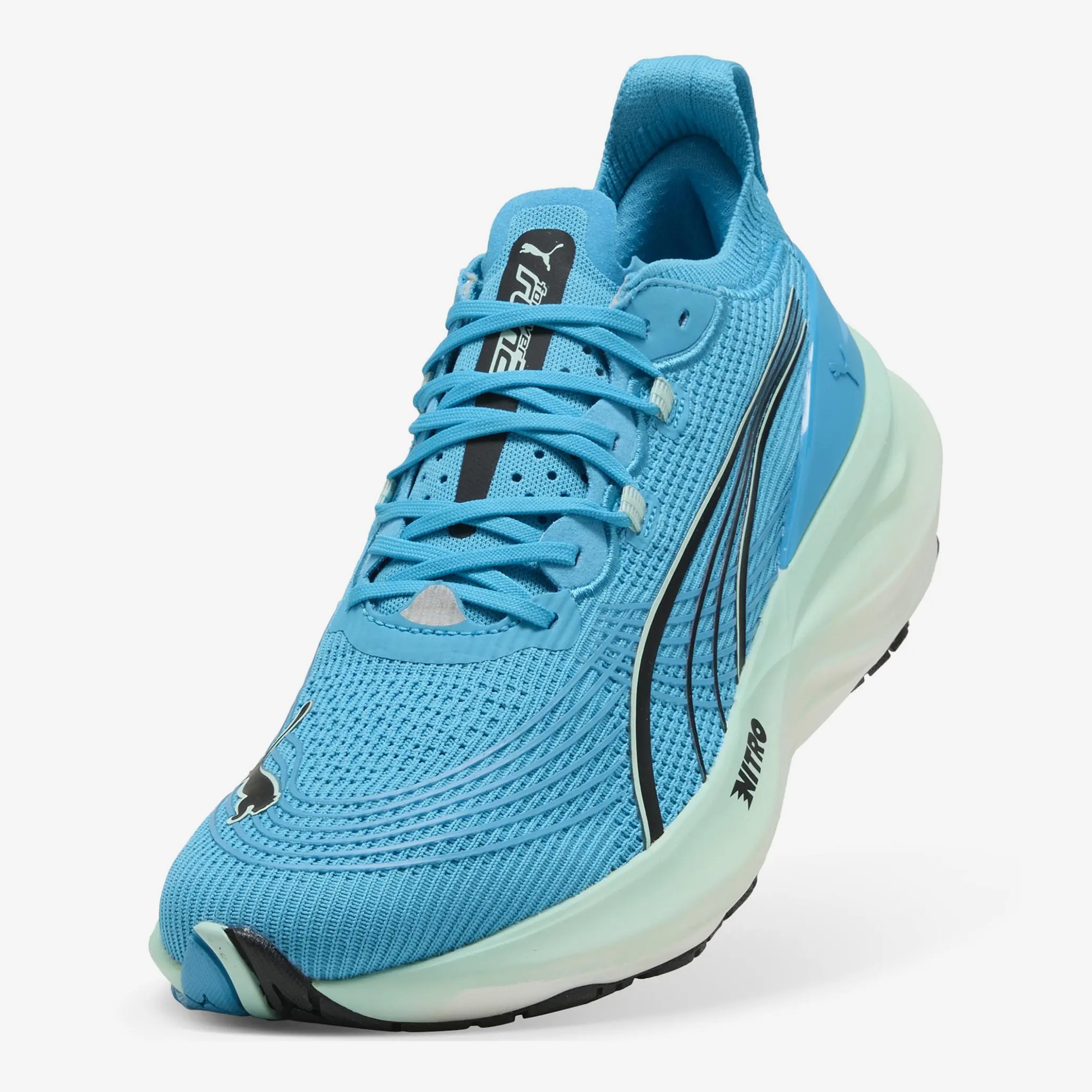 Puma Foreverrun Nitro 2 Erkek Mavi Koşu Ayakkabısı