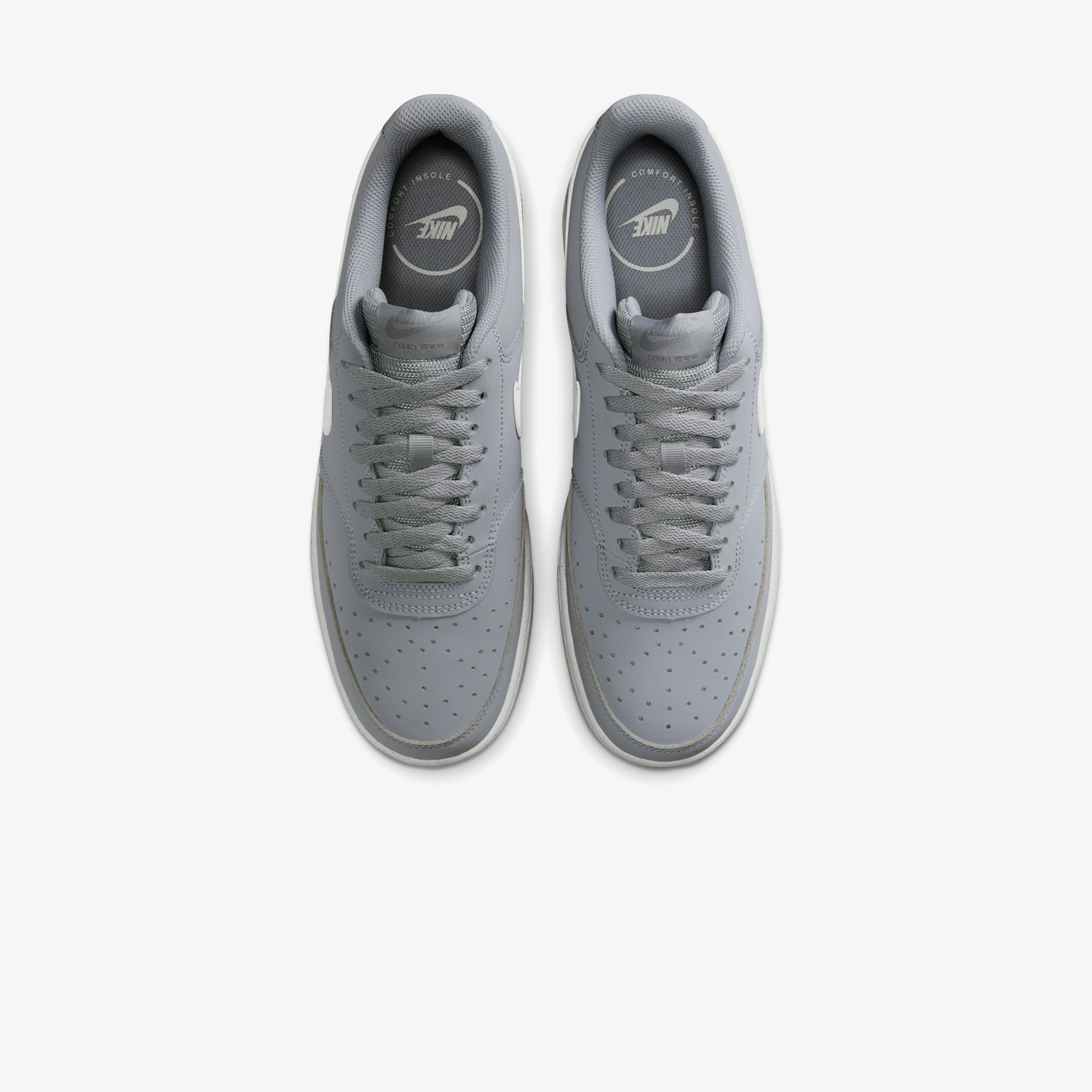Nike Court Vision Low Erkek Gri Spor Ayakkabı