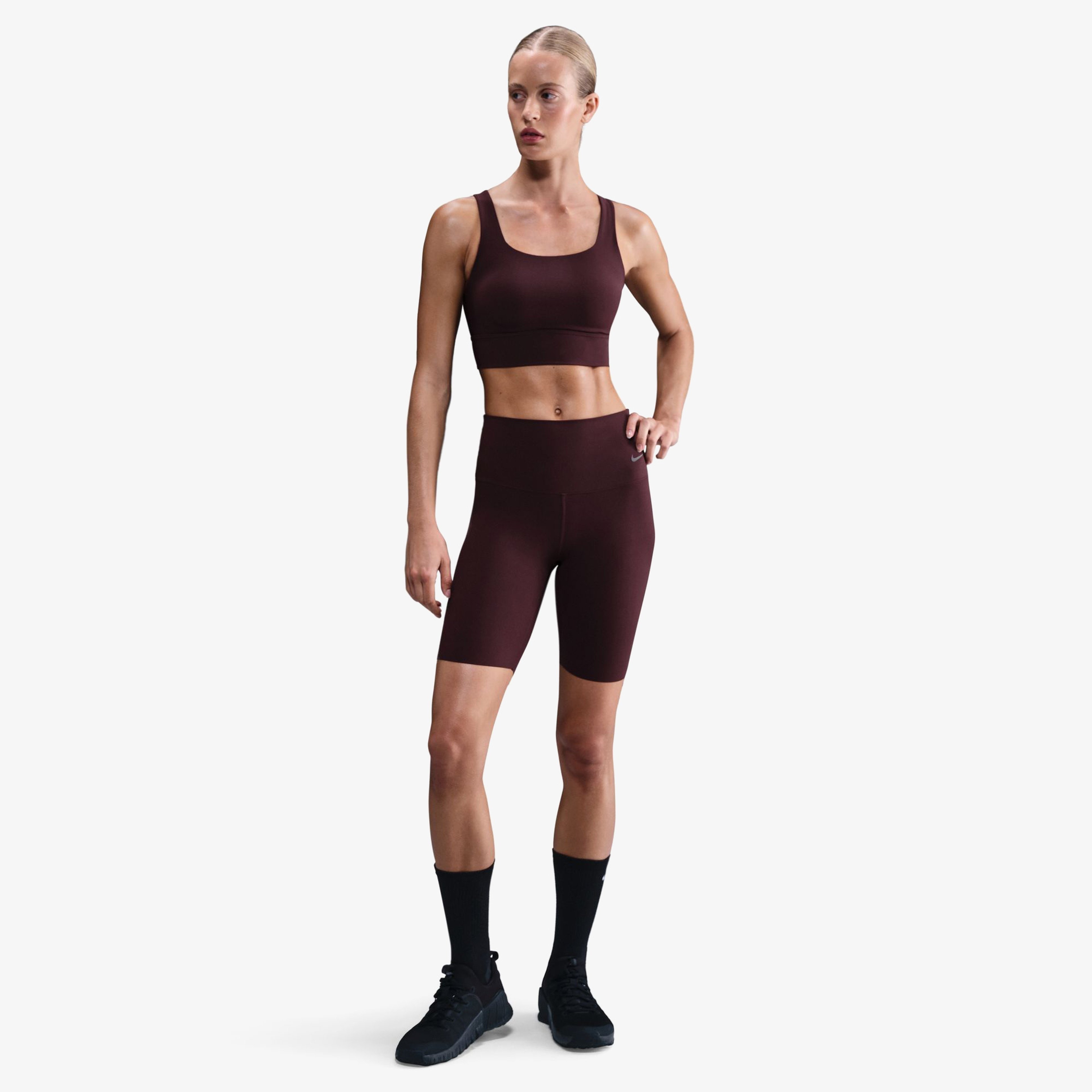 Nike Zenvy Kadın Siyah Koşu Bra