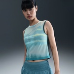 Nike Dri-Fit Nbnw Tank Aop Kadın Mavi Atlet