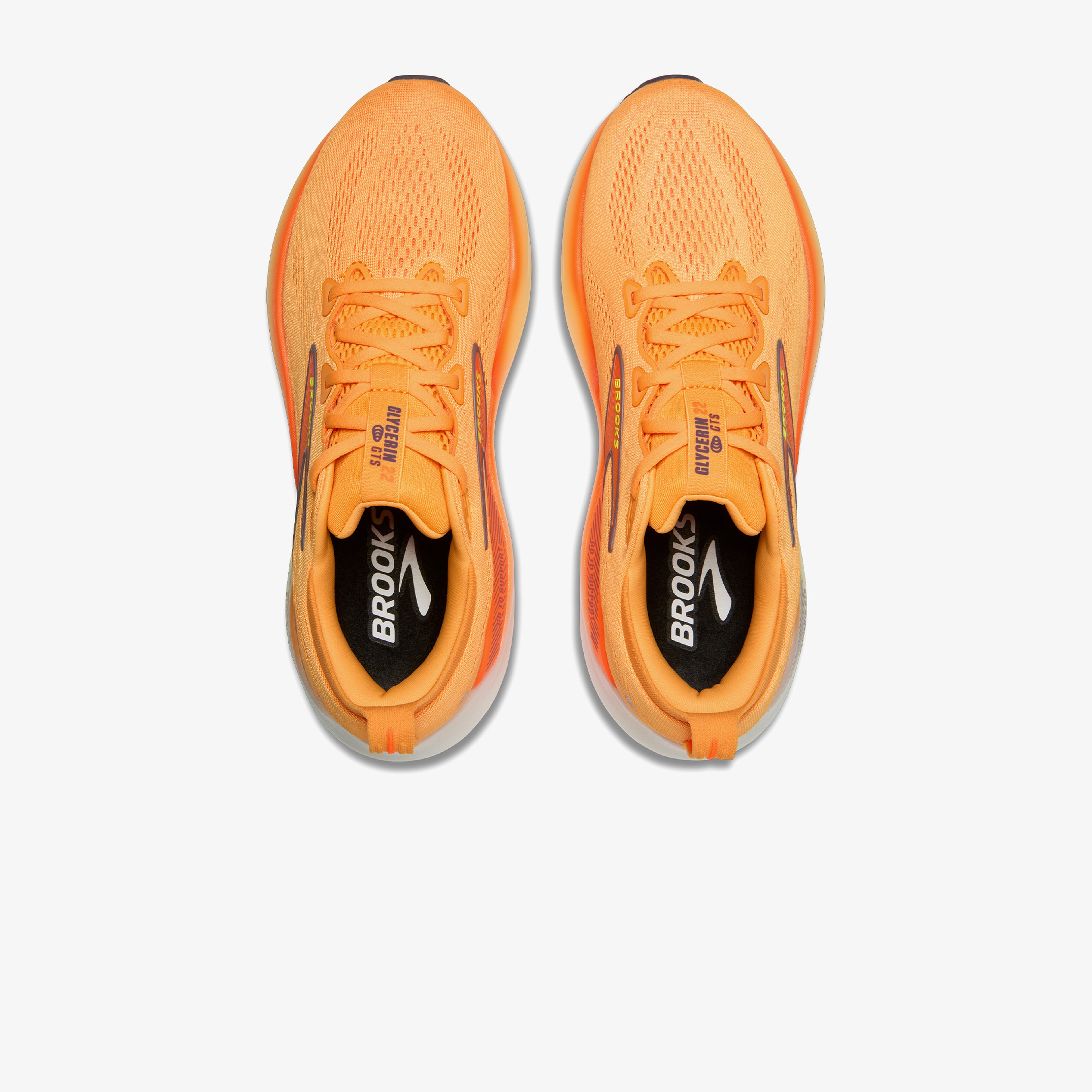Brooks Glycerin Gts 22 Erkek Turuncu Koşu Ayakkabısı