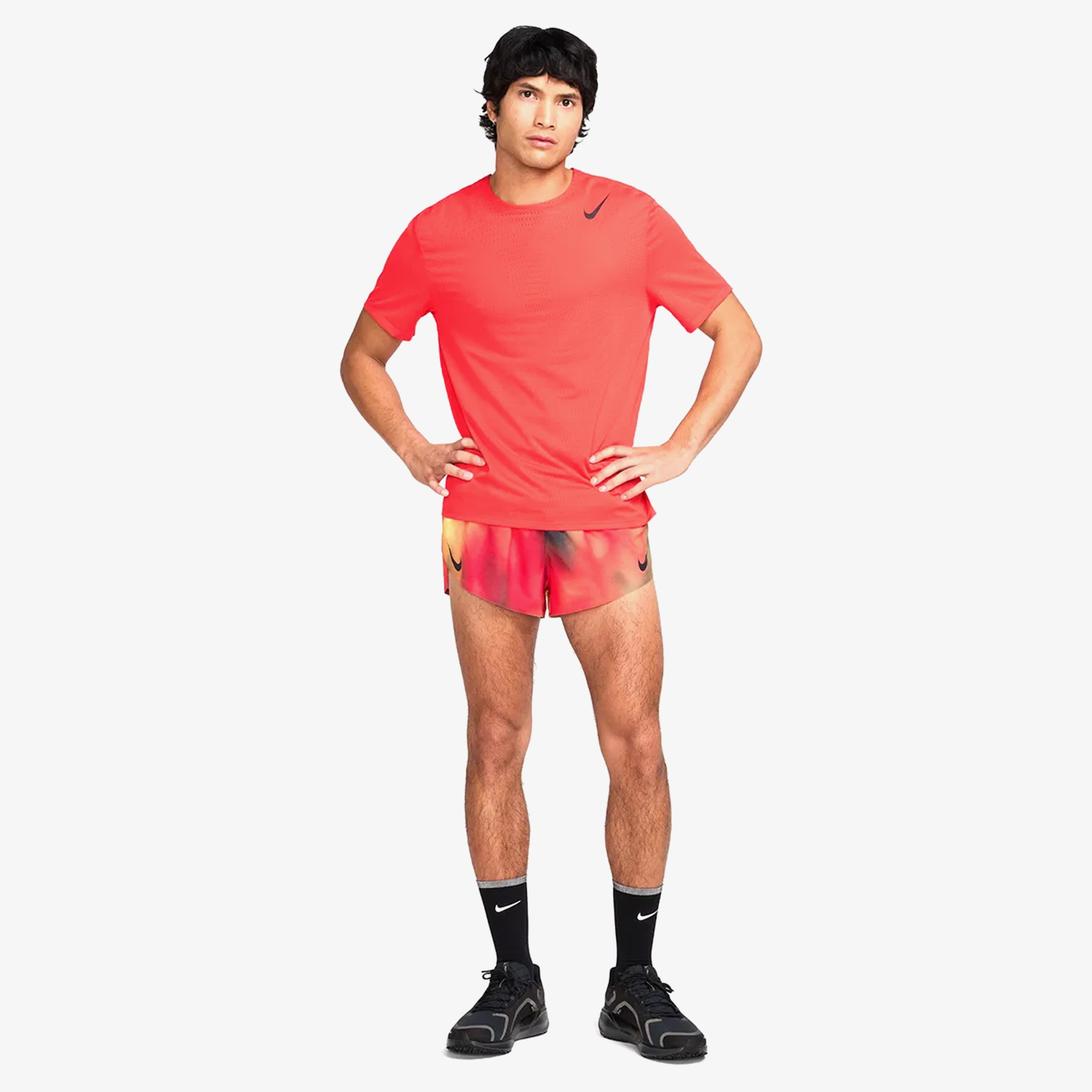 Nike Dfadv Aroswft Ss Top Erkek Siyah T-Shirt