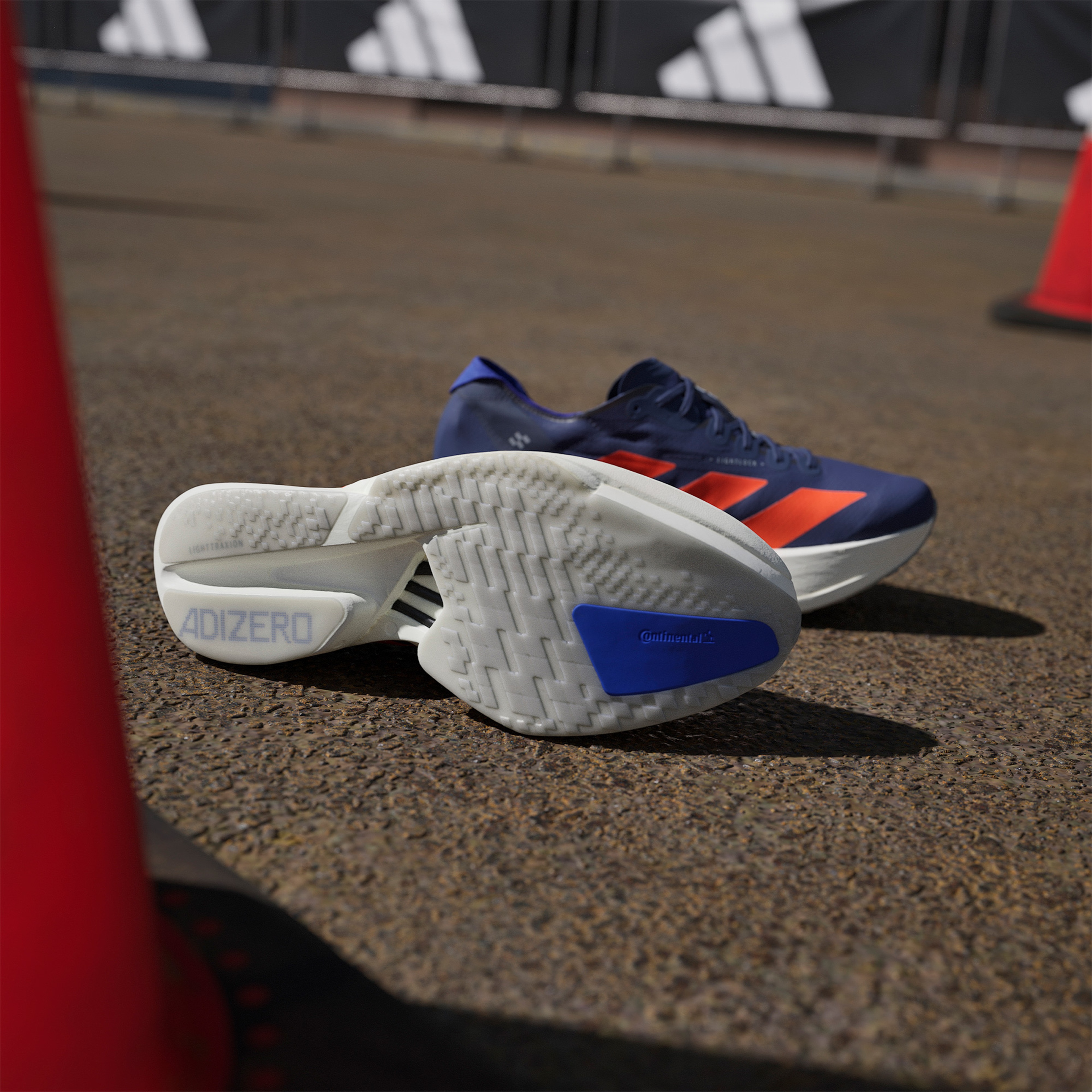 adidas Adizero Adios Pro 4 Erkek Mavi Koşu Ayakkabısı