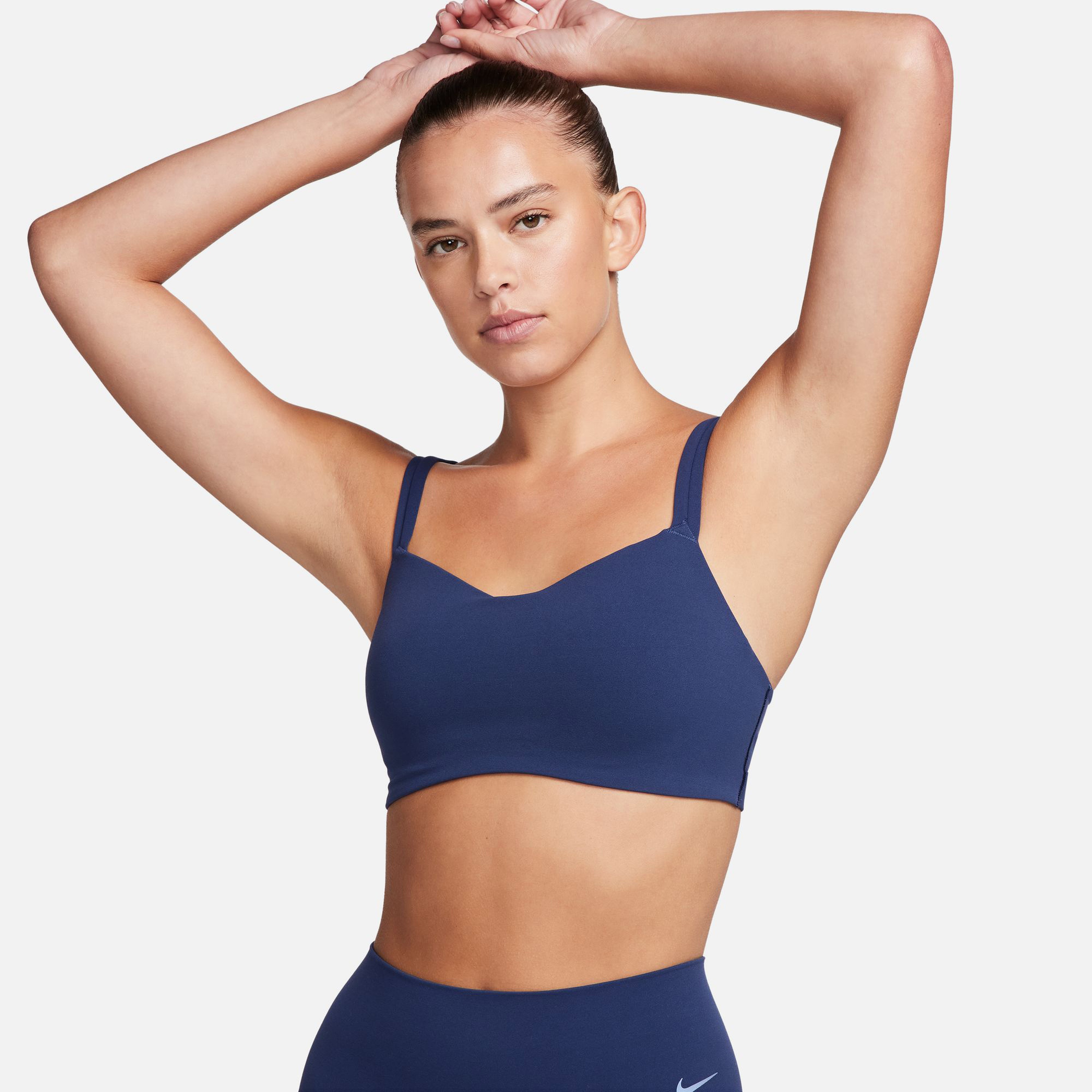 Nike Df Alate Trace Bra Kadın Mavi Bra