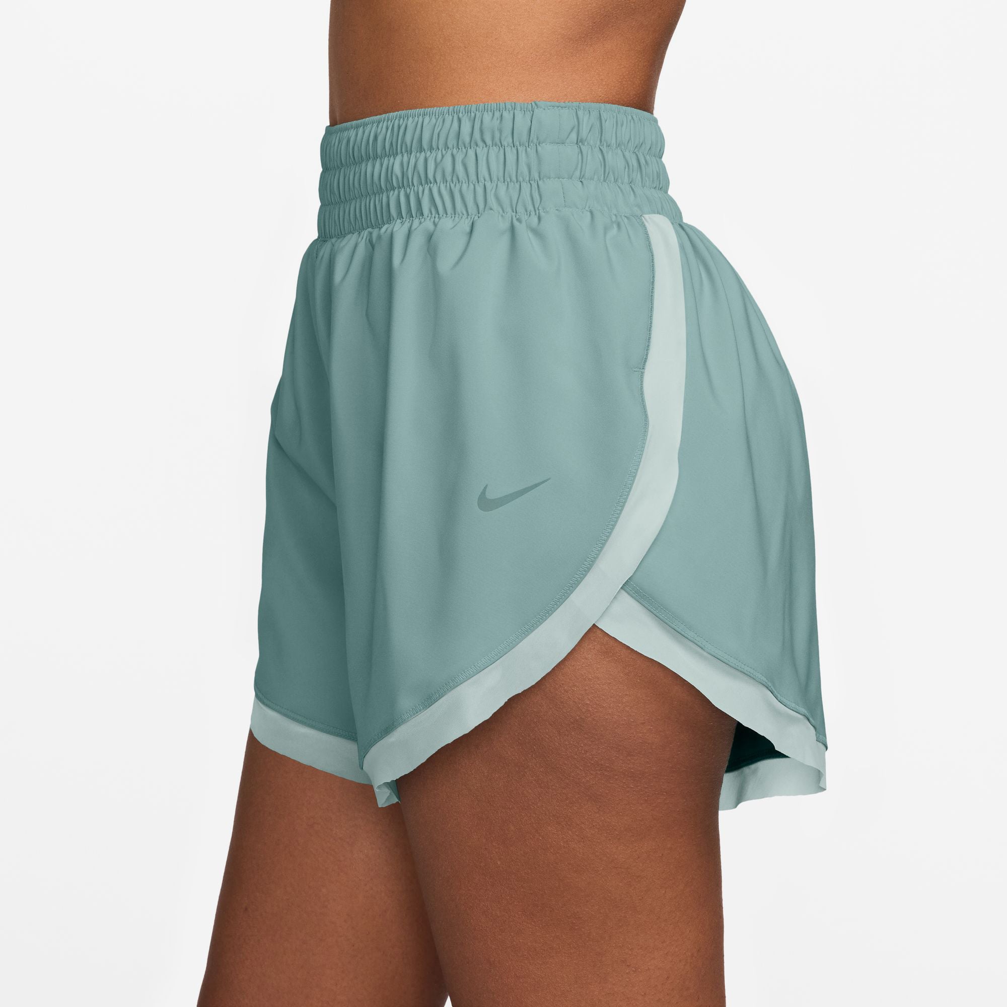 Nike One Df Hr 3in Br Cp Kadın Yeşil Şort
