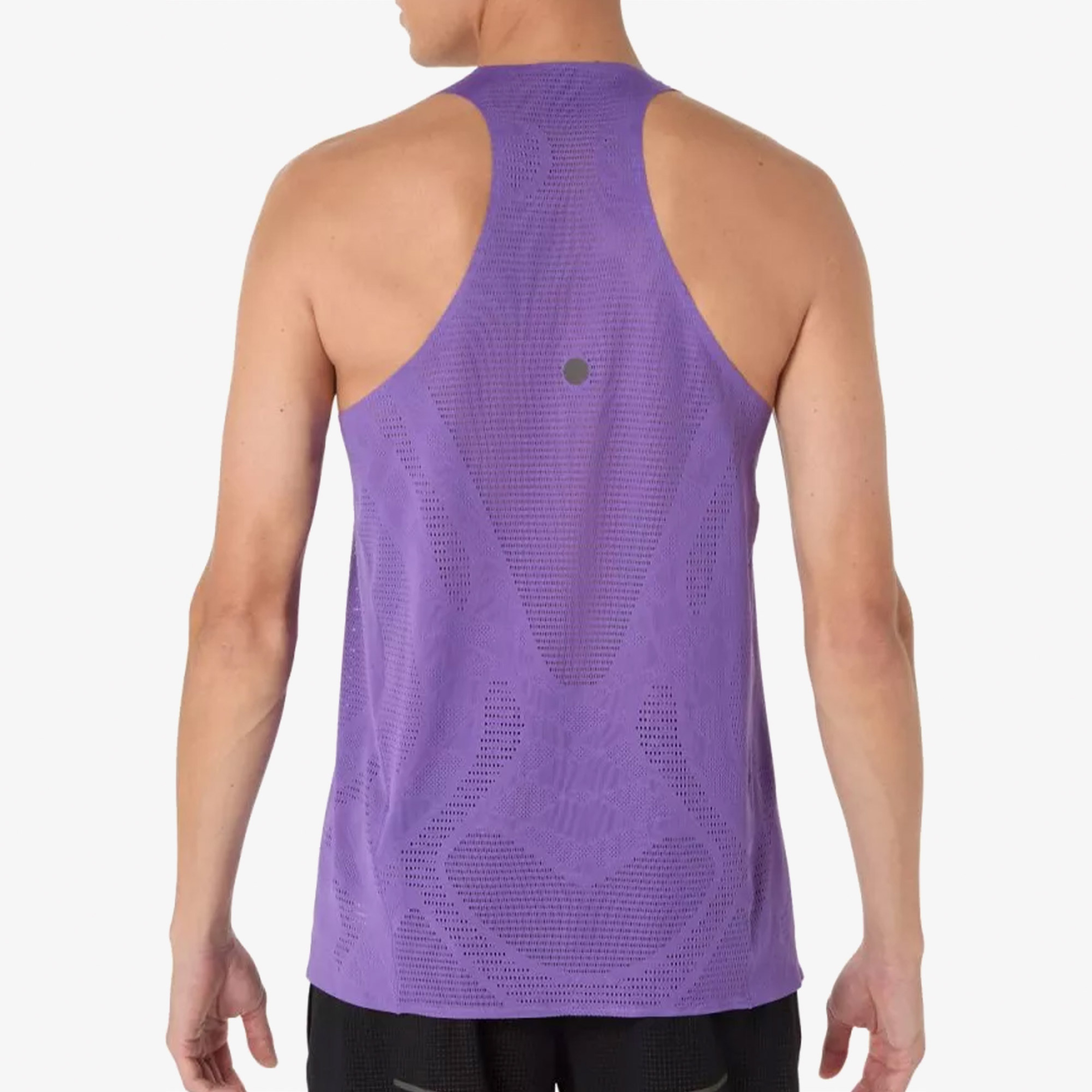 Asics Metarun Singlet Erkek Mor Atlet