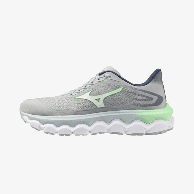 Mizuno Wave Horizon 8 Kadın Gri Koşu Ayakkabısı
