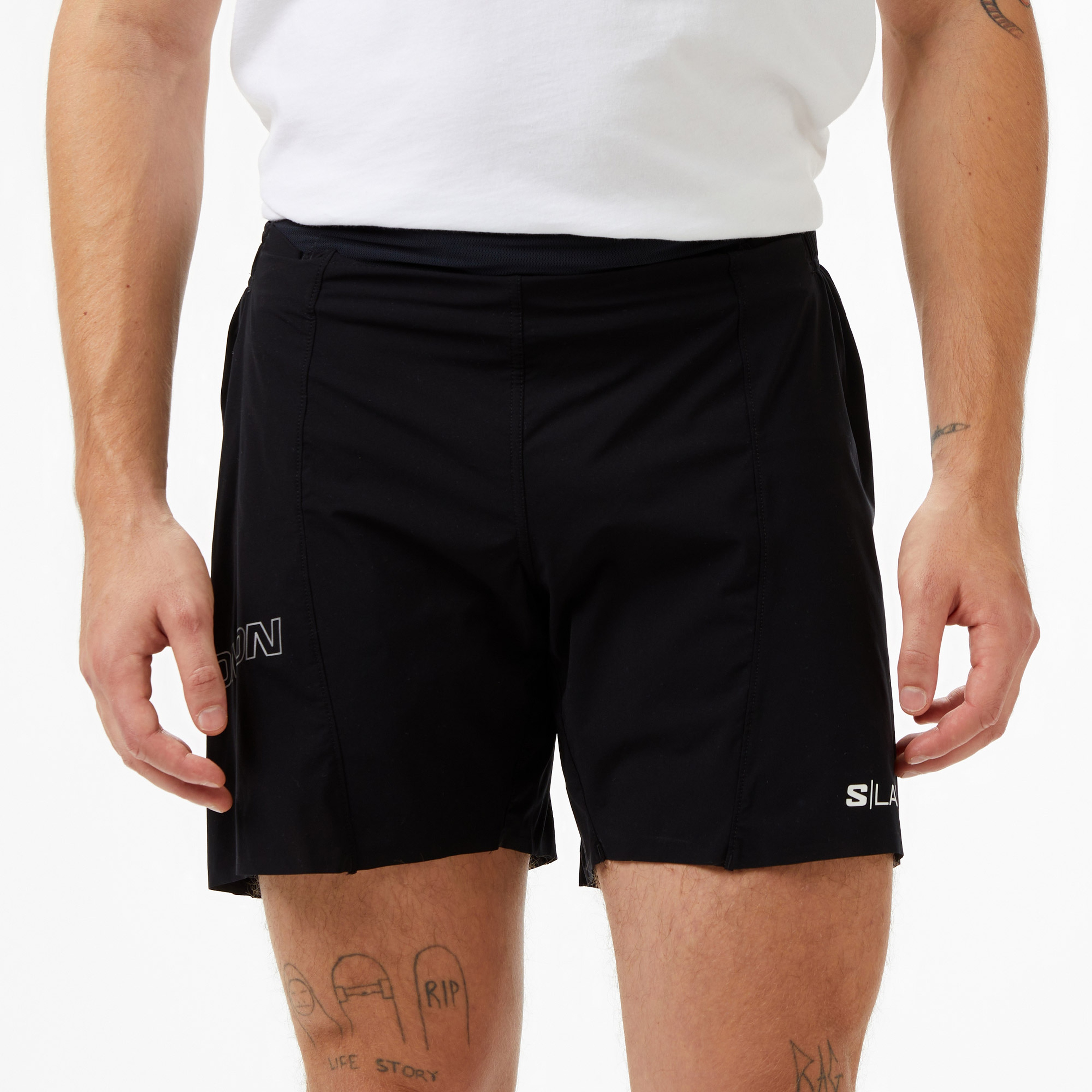 Salomon S/Lab Sense 6 Erkek Siyah Koşu Şortu