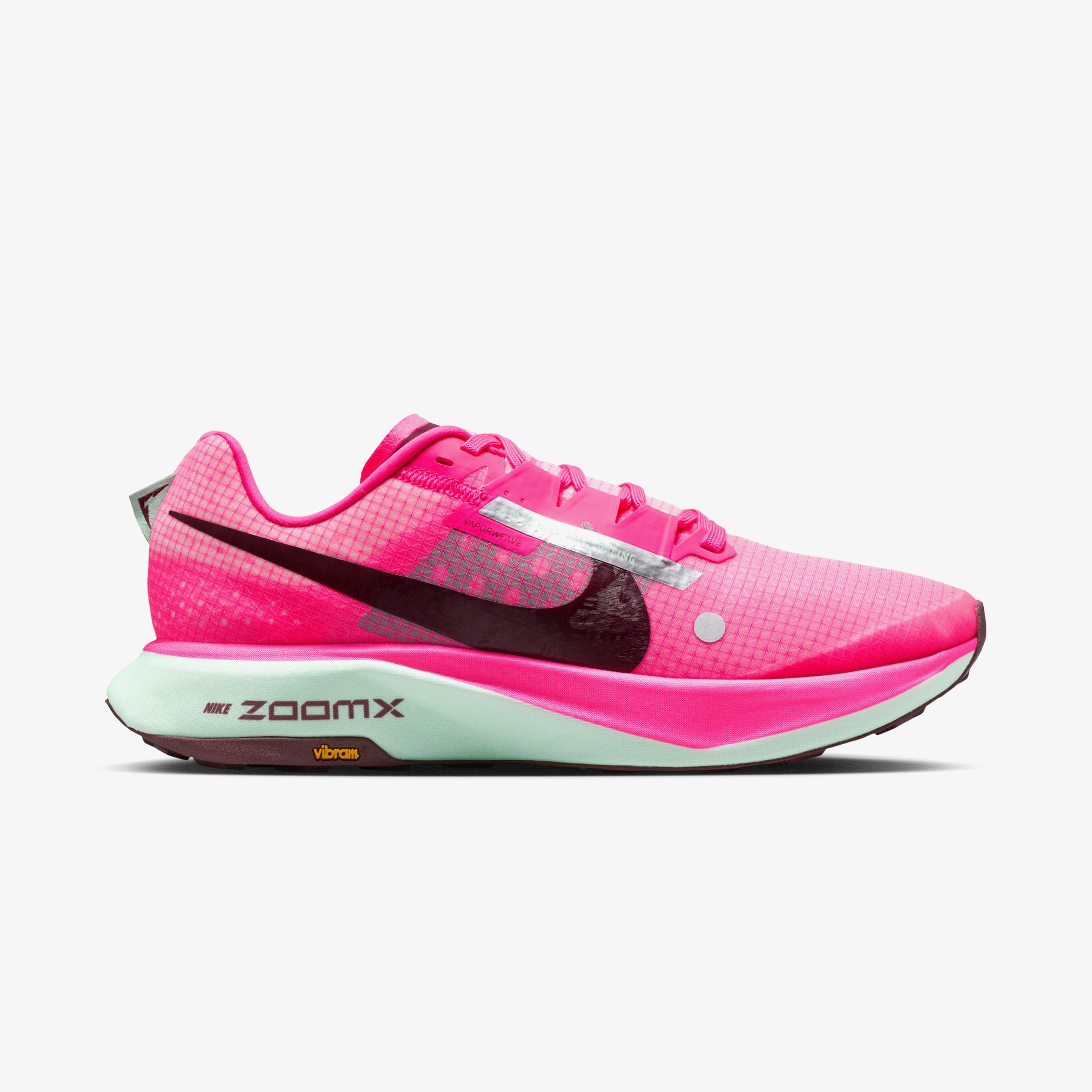Nike Zoomx Ultrafly Trail Erkek Pembe Koşu Ayakkabısı