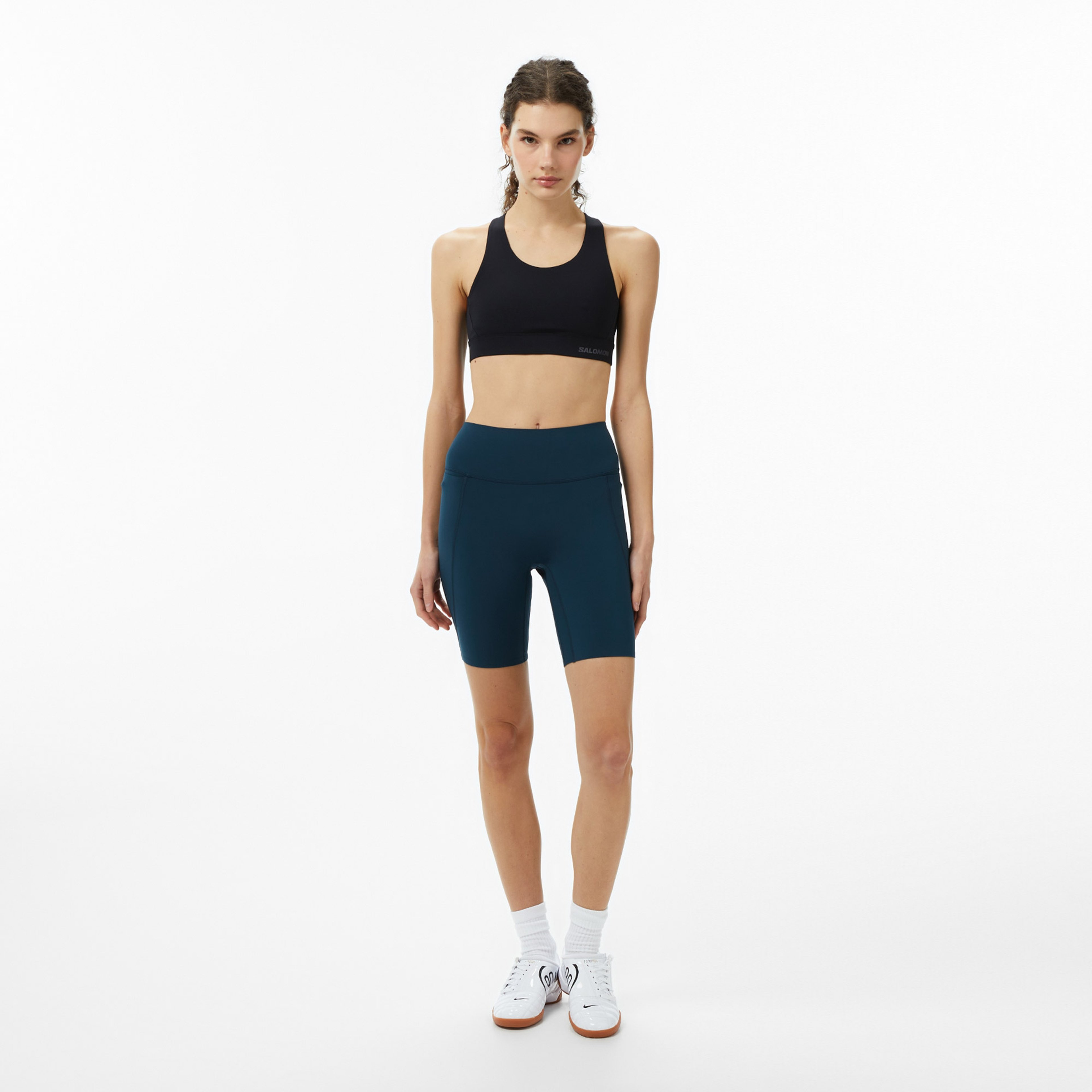 Nike Universa High-Waisted 8 Kadın Siyah Koşu Şortu