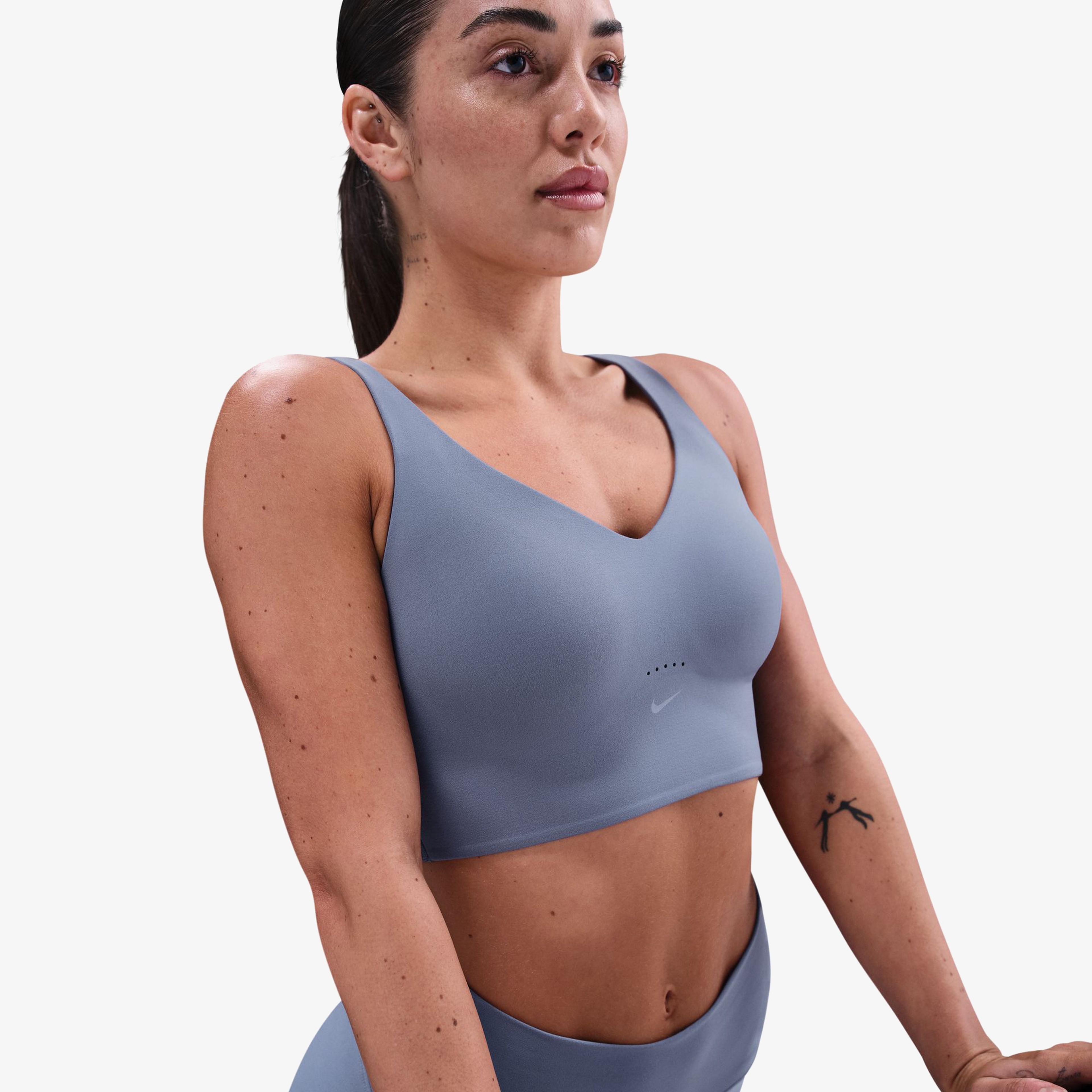 Nike Alate Ll Ms Bra Kadın Mavi Bra