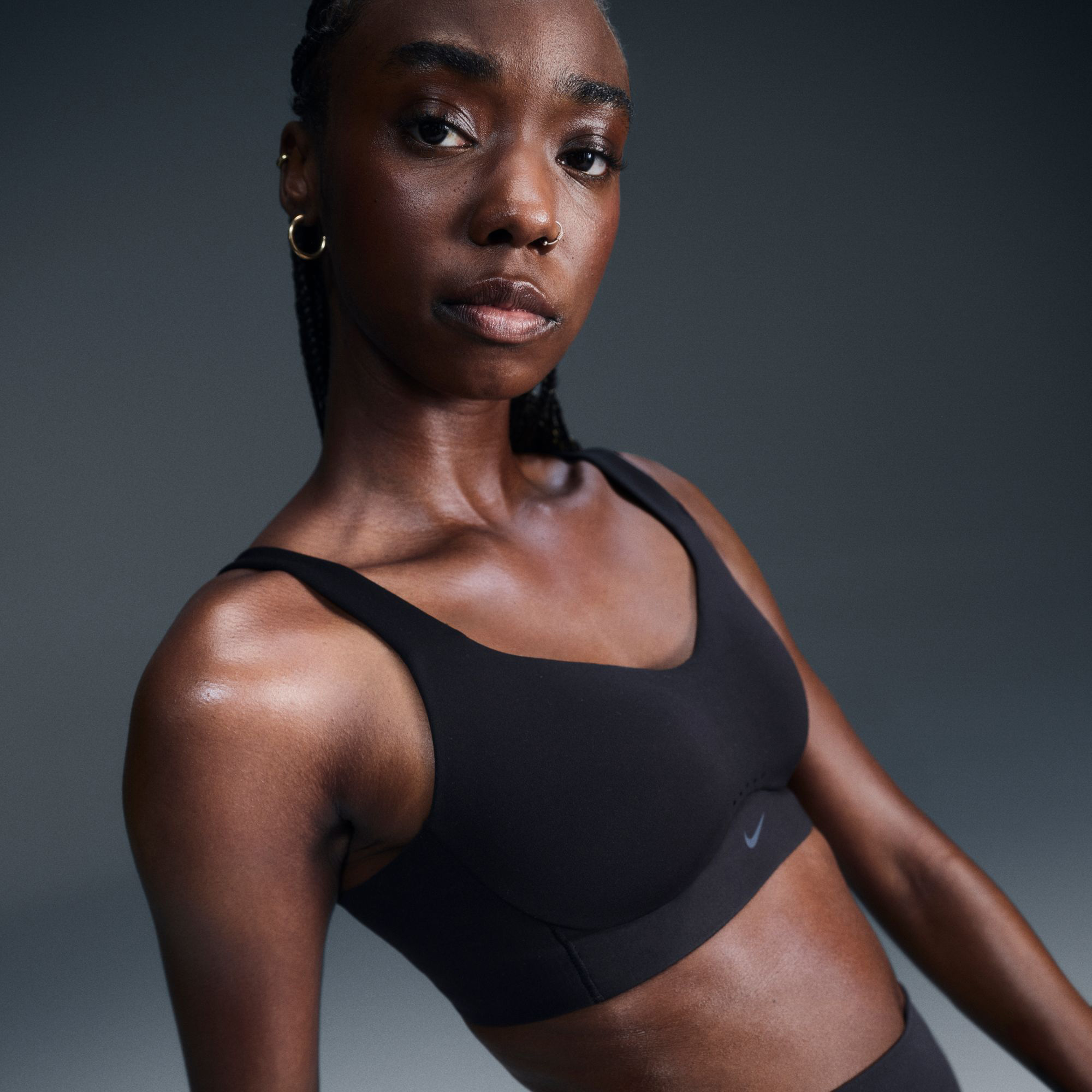 Nike Alate Hs Conv Kadın Siyah Bra