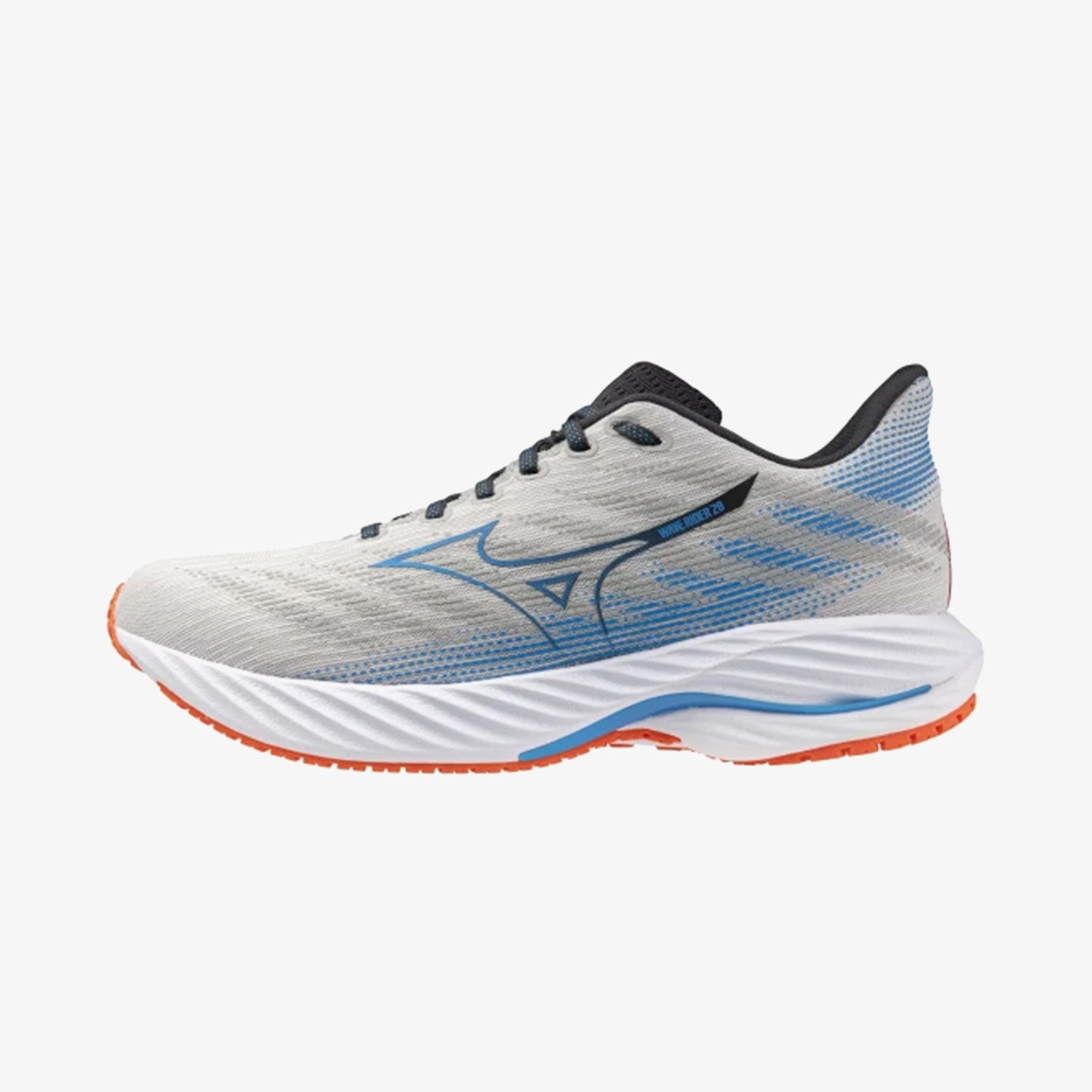 Mizuno Wave Rider 28 Erkek Gri Koşu Ayakkabısı