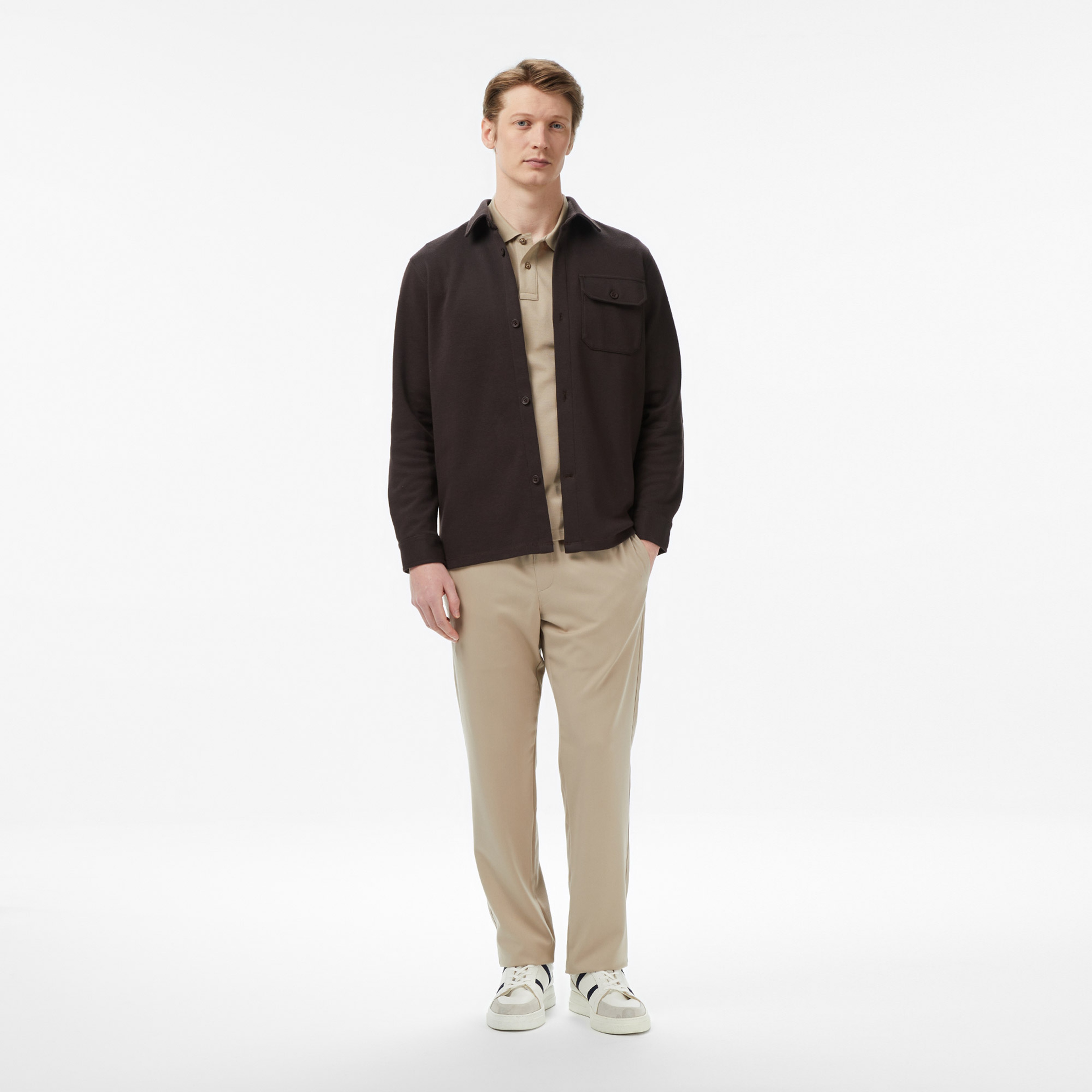 Nautica Erkek Kahverengi Regular Fit Gömlek