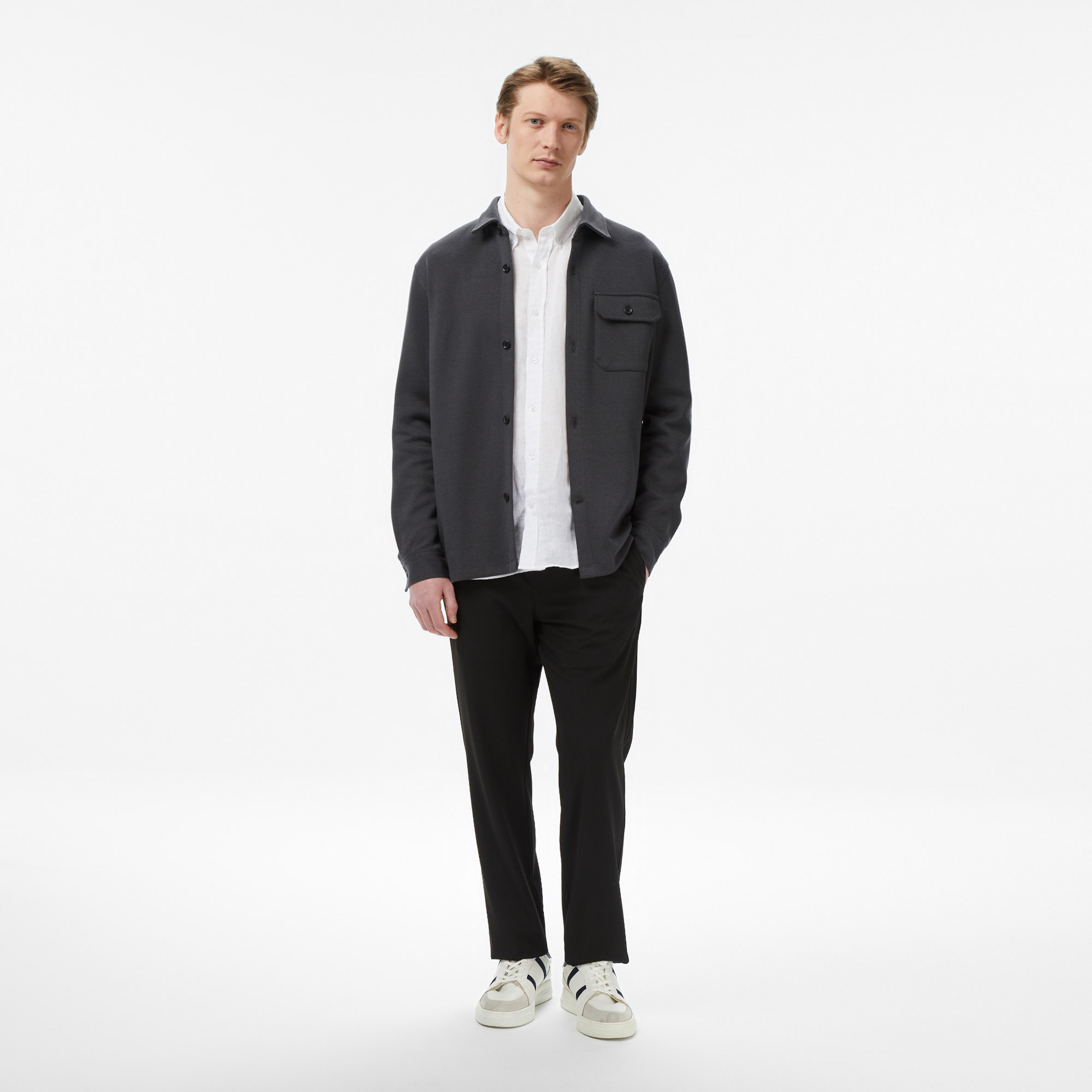 Nautica Erkek Gri Regular Fit Gömlek