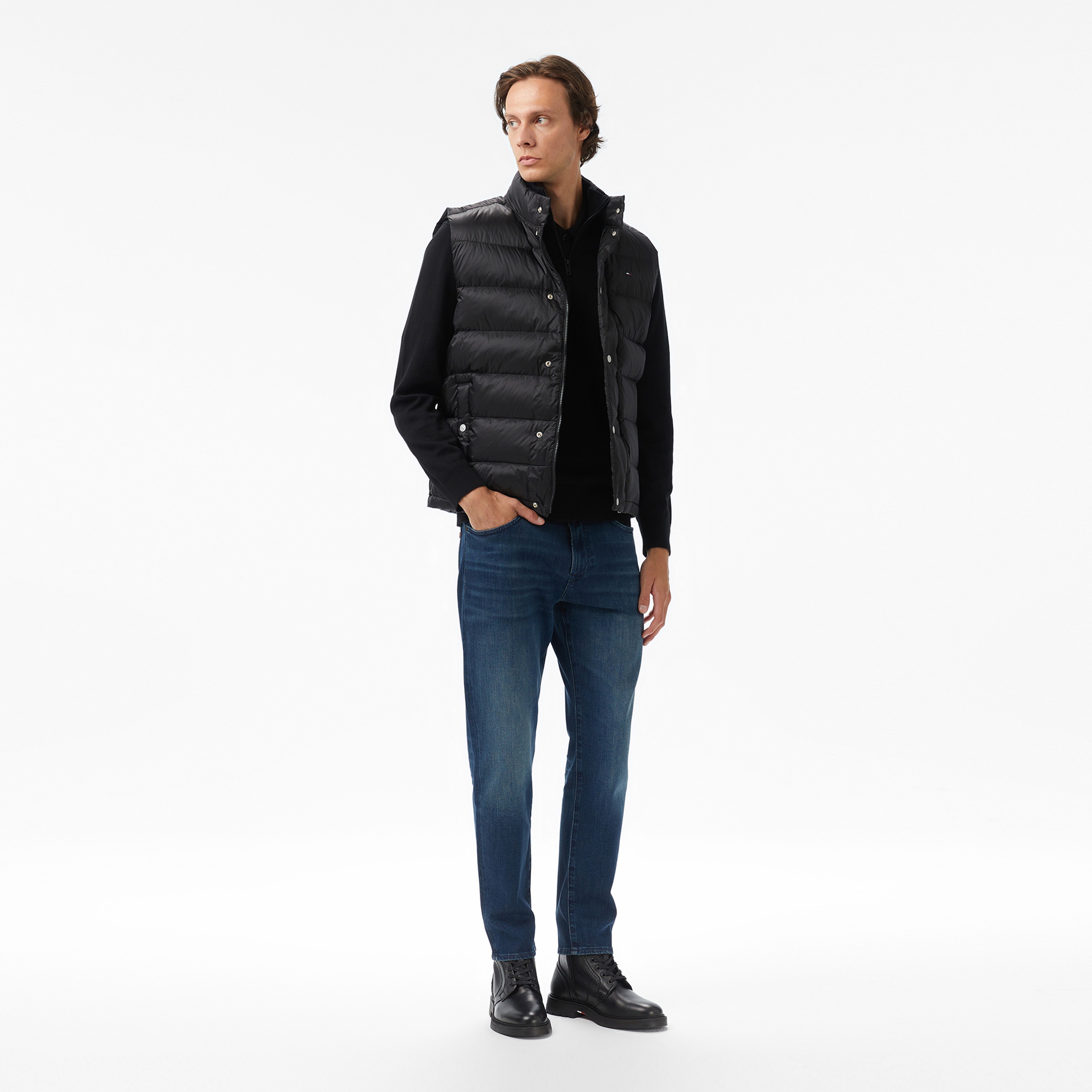 Tommy Hilfiger Light Down Erkek Siyah Yelek
