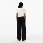 Tommy Hilfiger Tencel Linen Wide Leg Kadın Siyah Pantolon