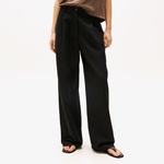 Tommy Hilfiger Tencel Linen Wide Leg Kadın Siyah Pantolon