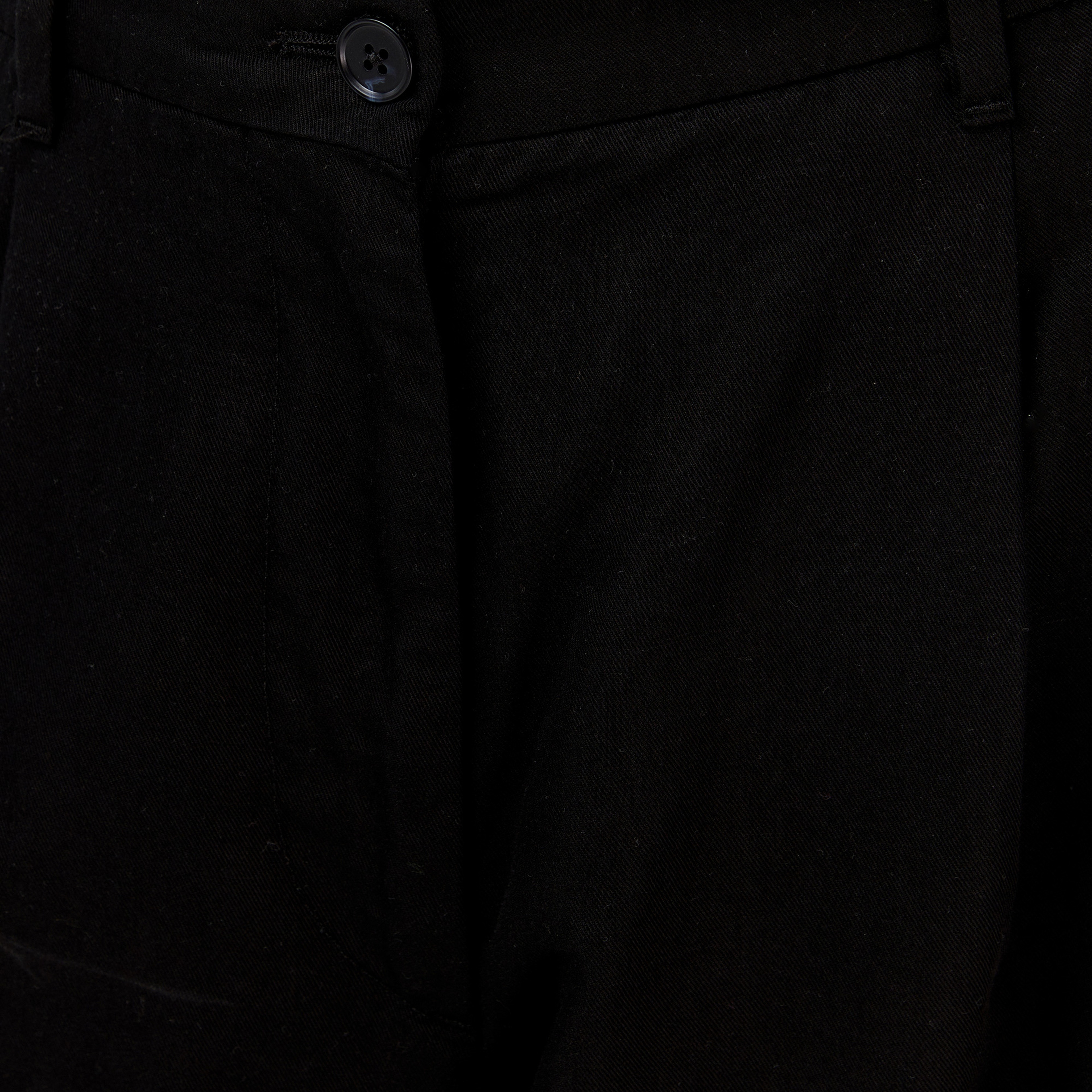 Tommy Hilfiger Tencel Linen Wide Leg Kadın Siyah Pantolon