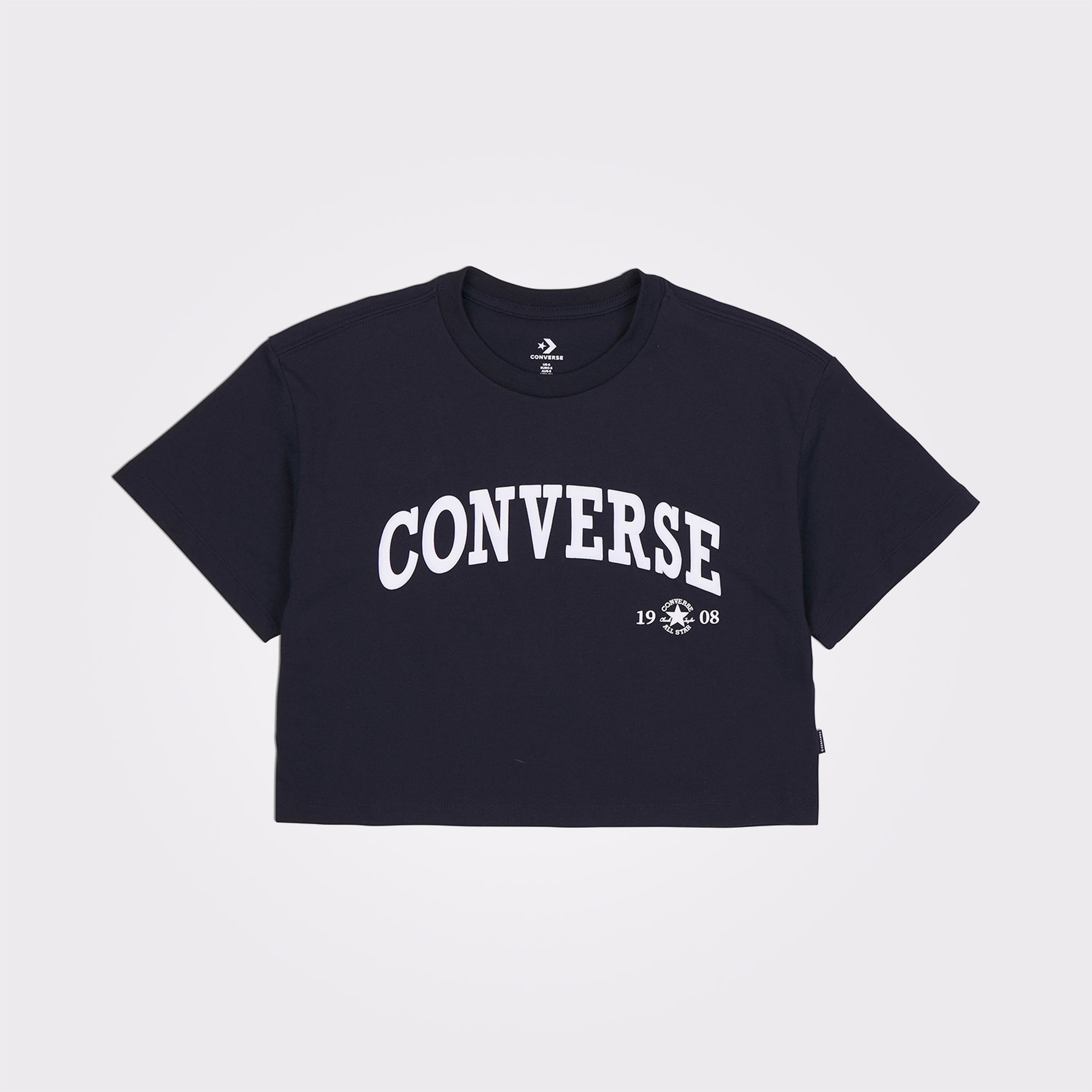 Converse  Collegiate Gold Kadın Siyah T-Shirt