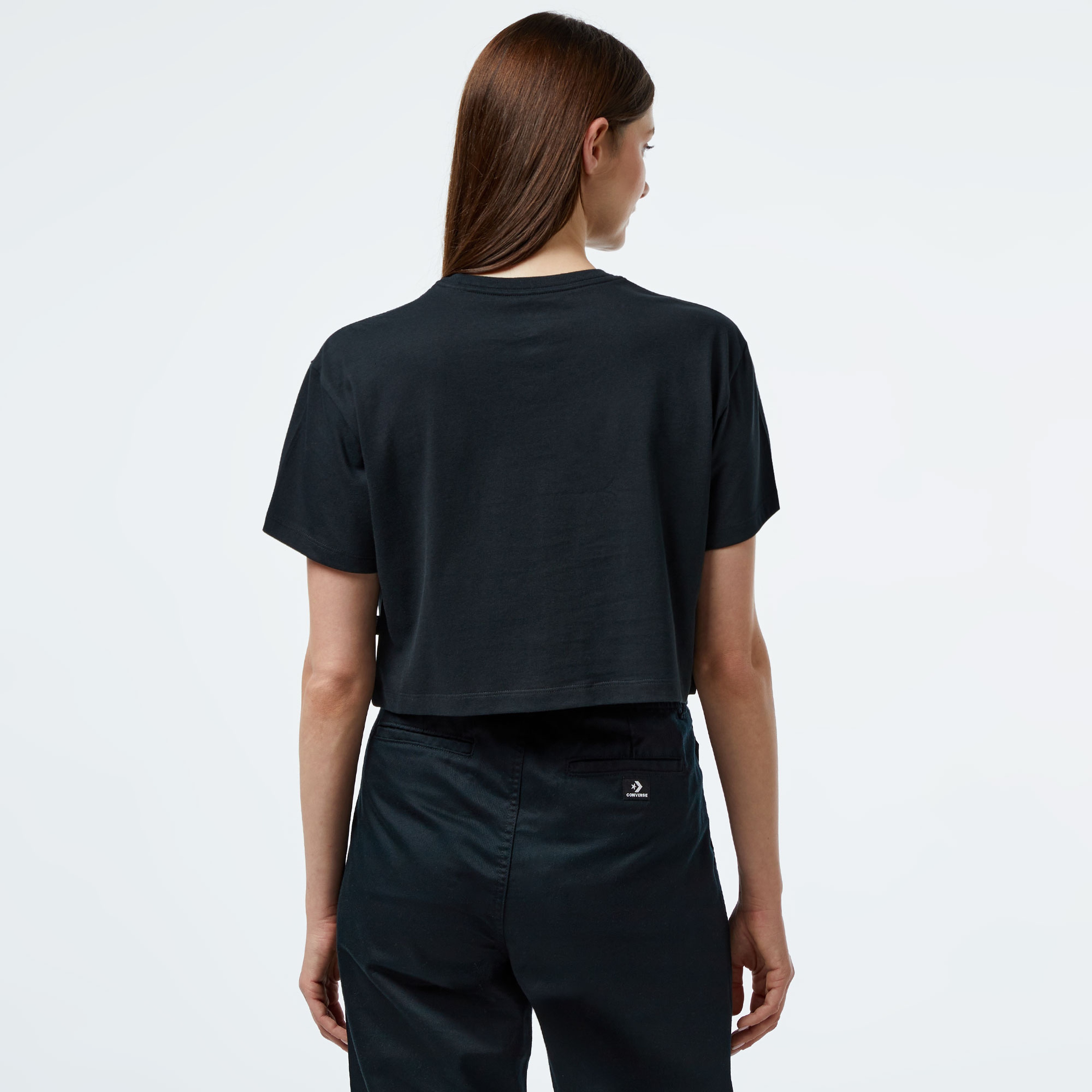 Converse  Collegiate Gold Kadın Siyah T-Shirt