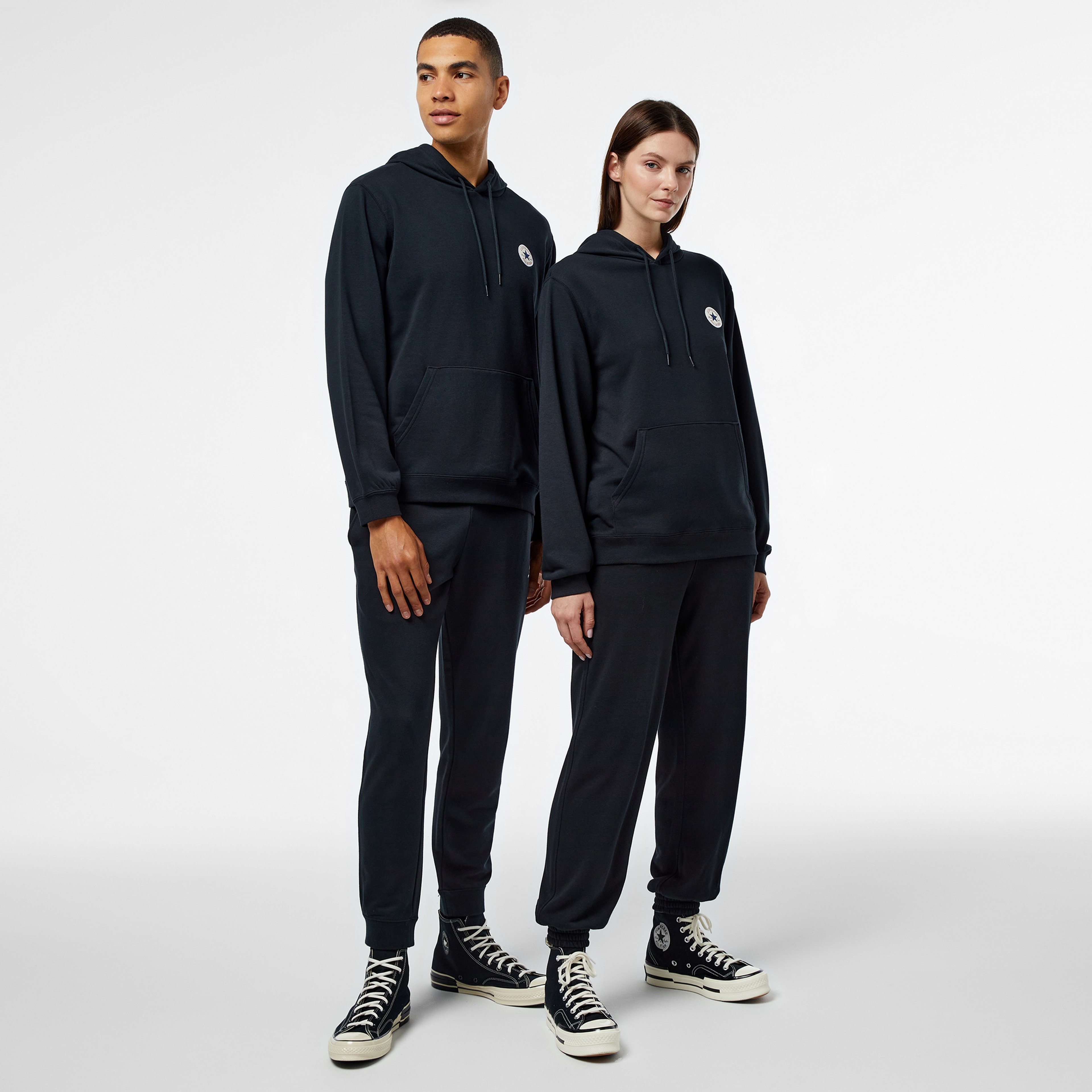 Converse Go To Unisex Siyah Hoodie