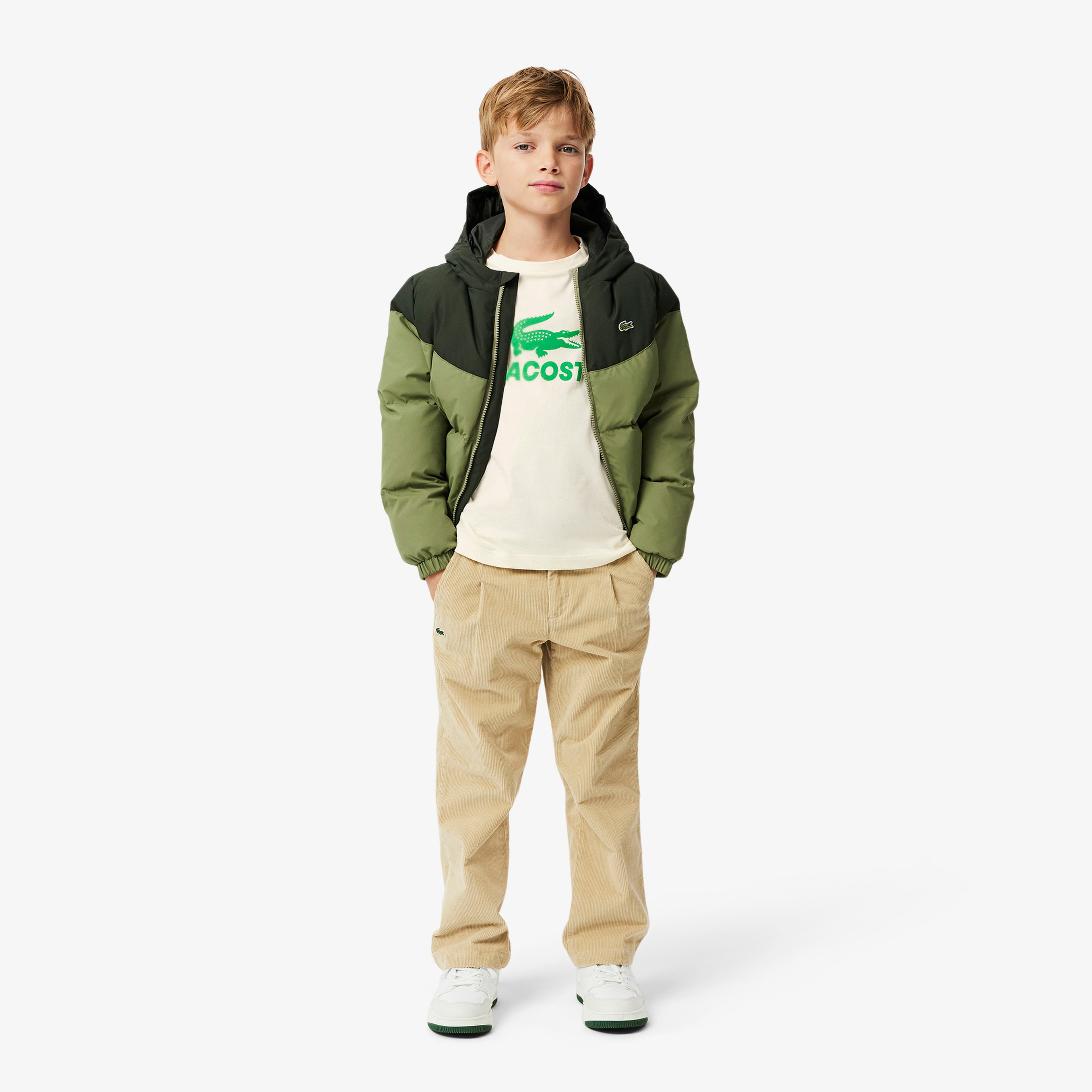 Erkek Çocuk Baskılı Bej T-Shirt