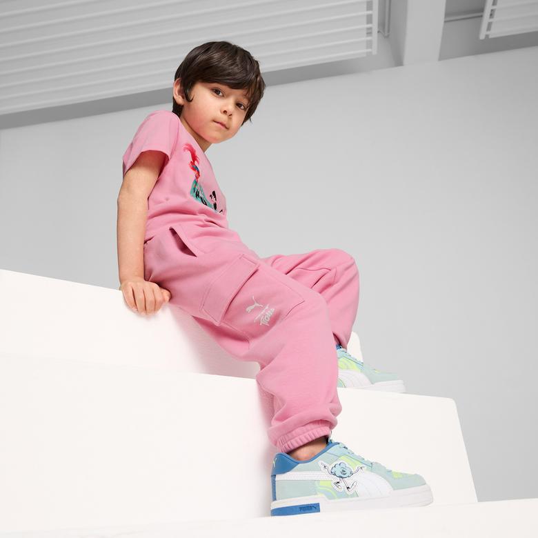 Puma X Trolls Cargo Çocuk Pembe Eşofman Altı