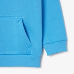 Çocuk Kapüşonlu Mavi Sweatshirt