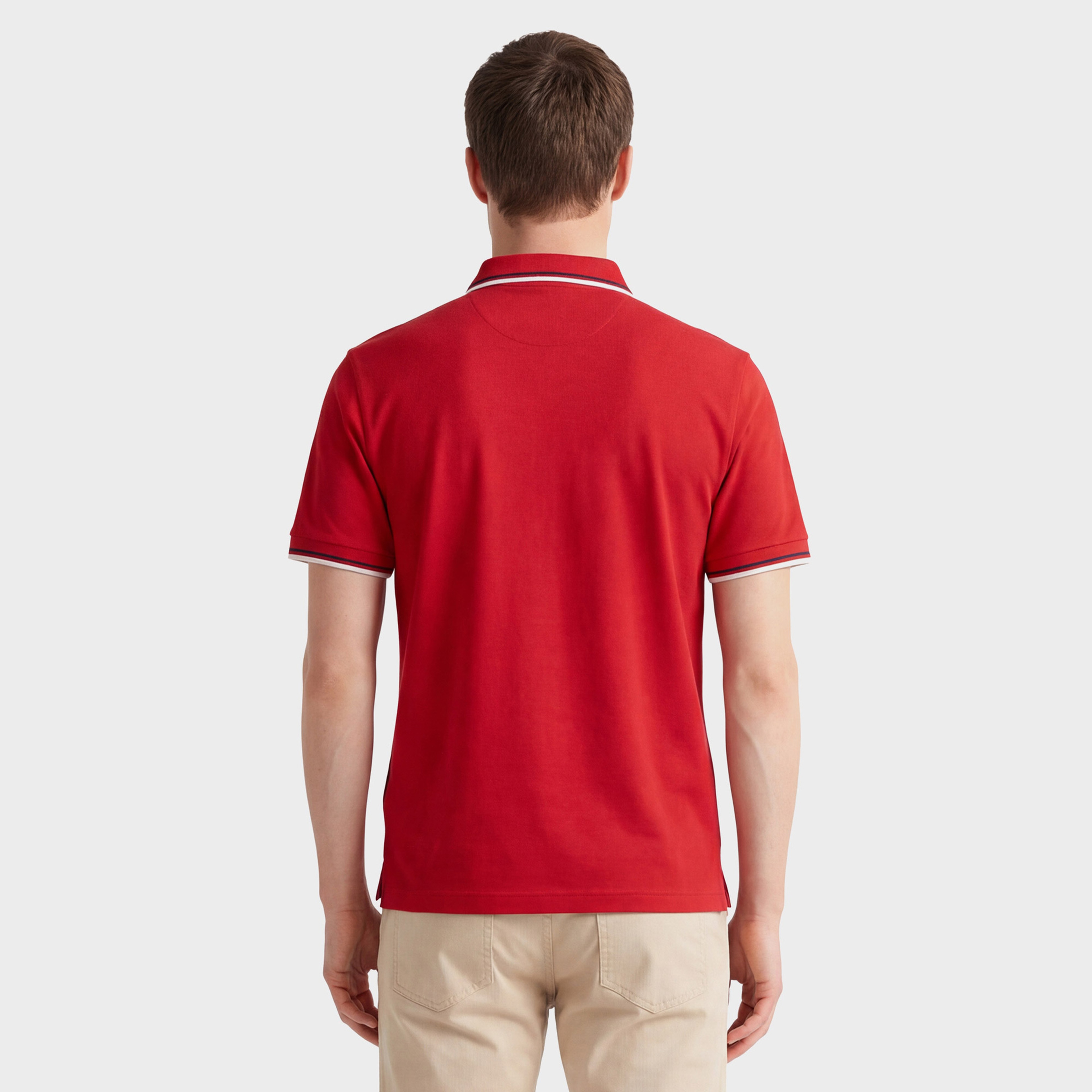GANT Erkek Kırmızı Regular Fit Polo