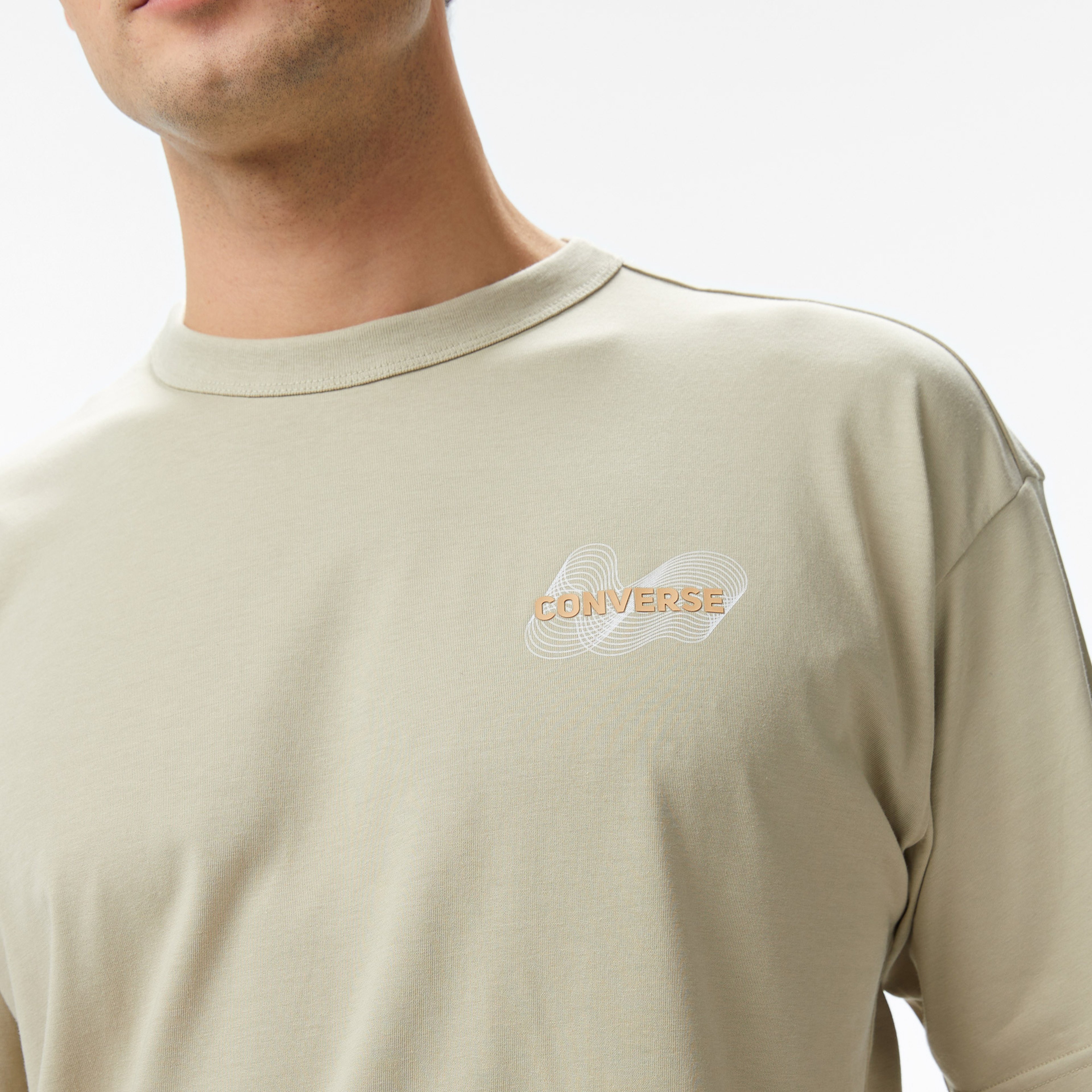 Converse Active Cooling Erkek Haki T-Shirt