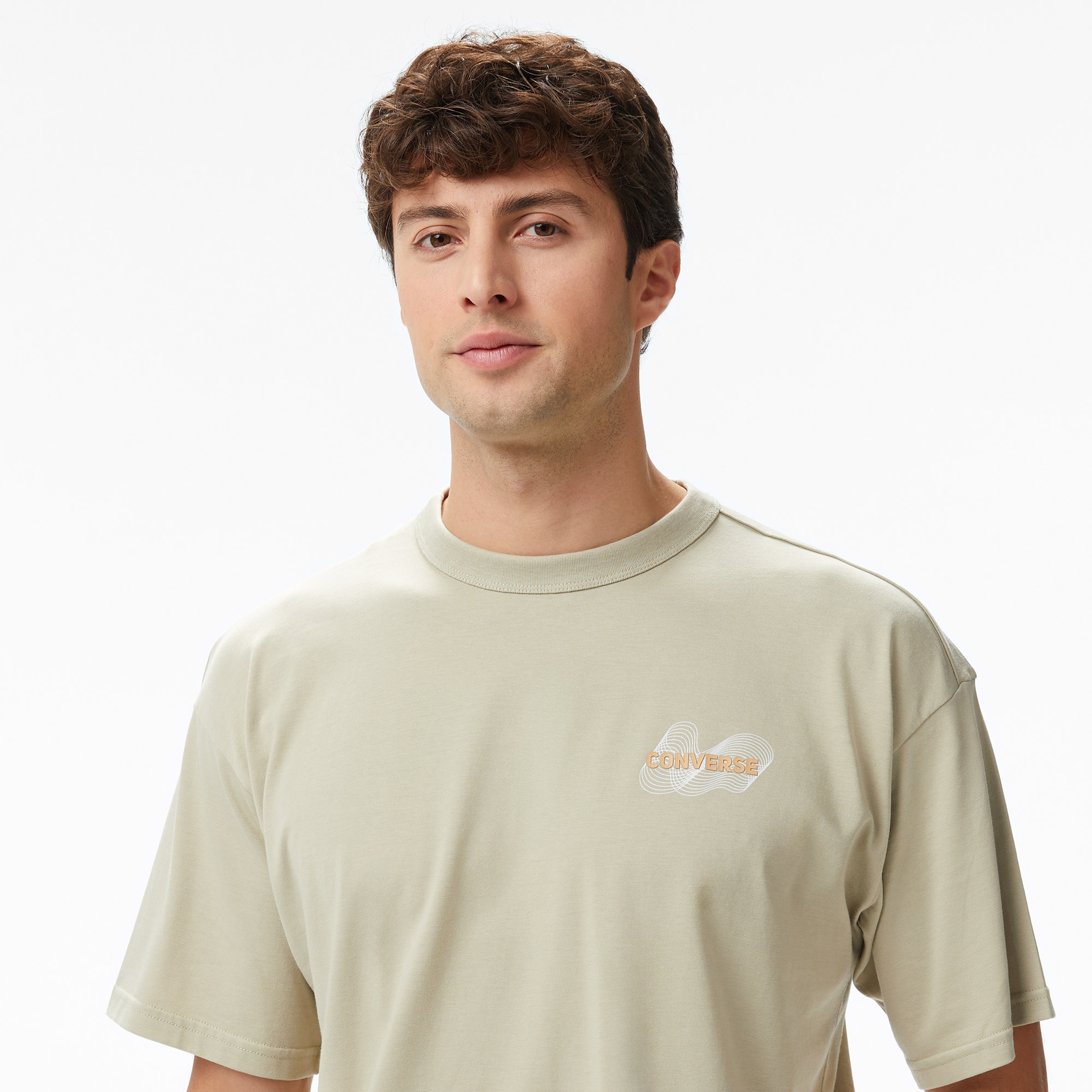 Converse Active Cooling Erkek Haki T-Shirt