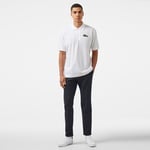 Unisex Loose Fit Beyaz Polo