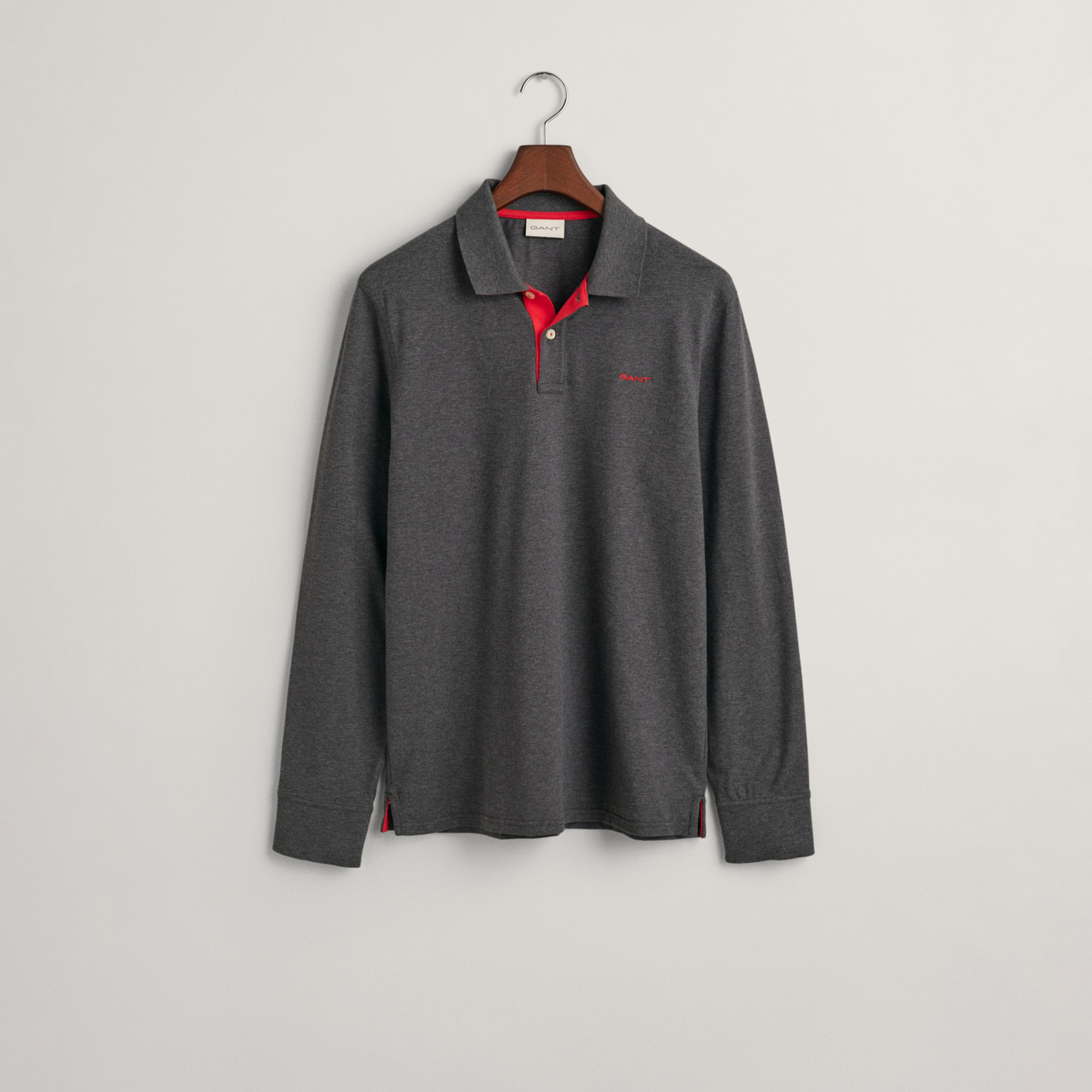 Gant Erkek Gri Regular Fit Polo