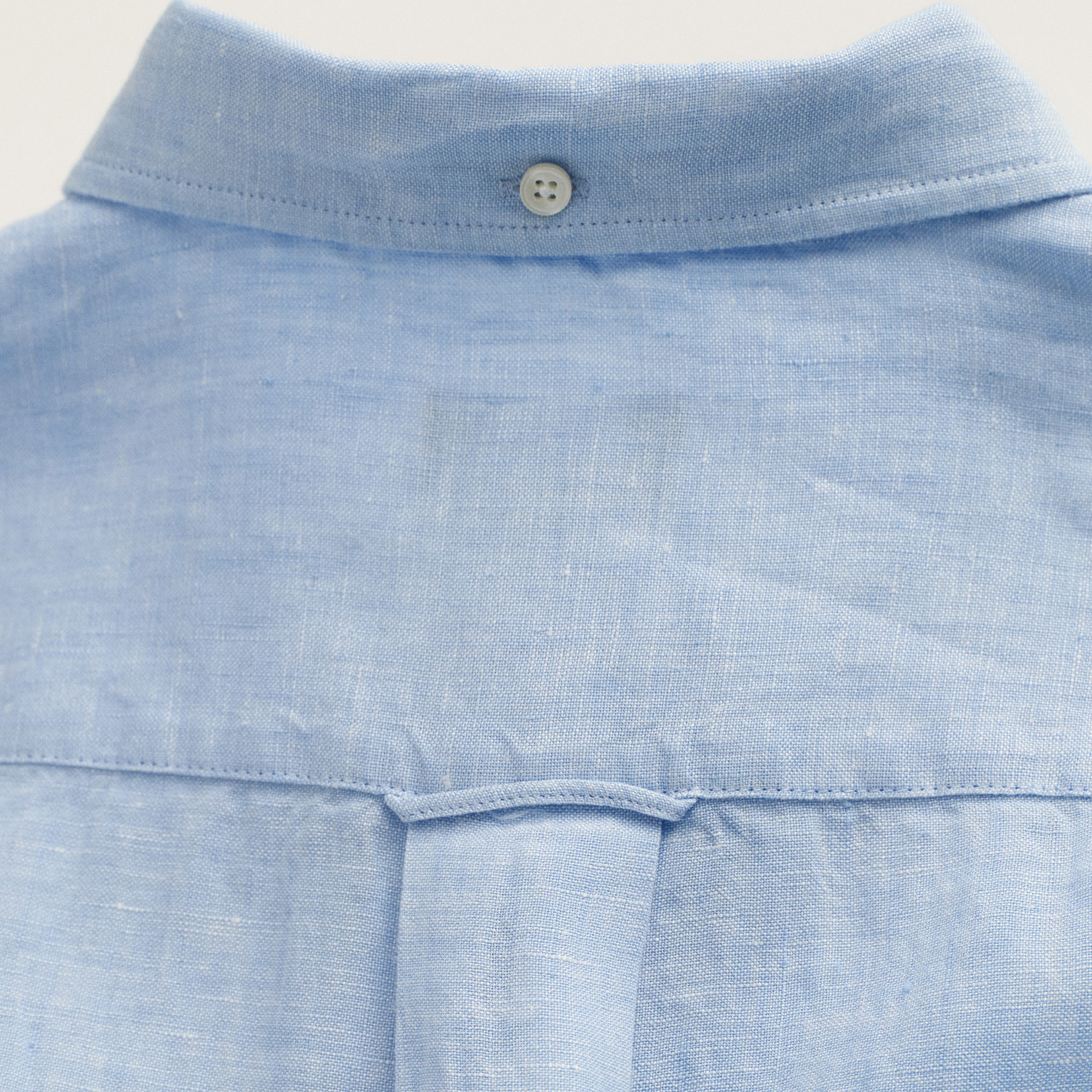 GANT Erkek Mavi Regular Fit Keten Gömlek