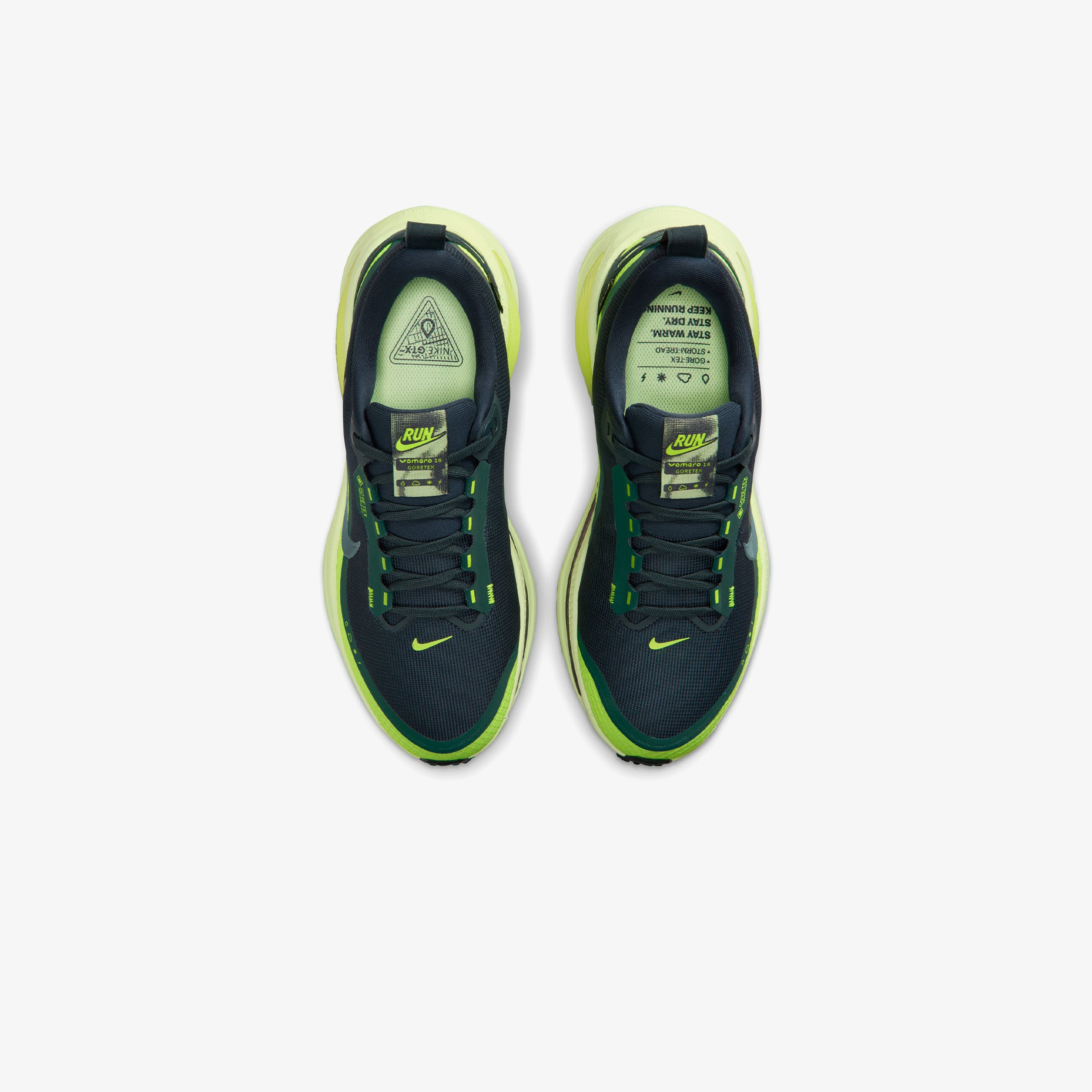 Nike Vomero 18 Gore-Tex Kadın Yeşil Koşu Ayakkabısı
